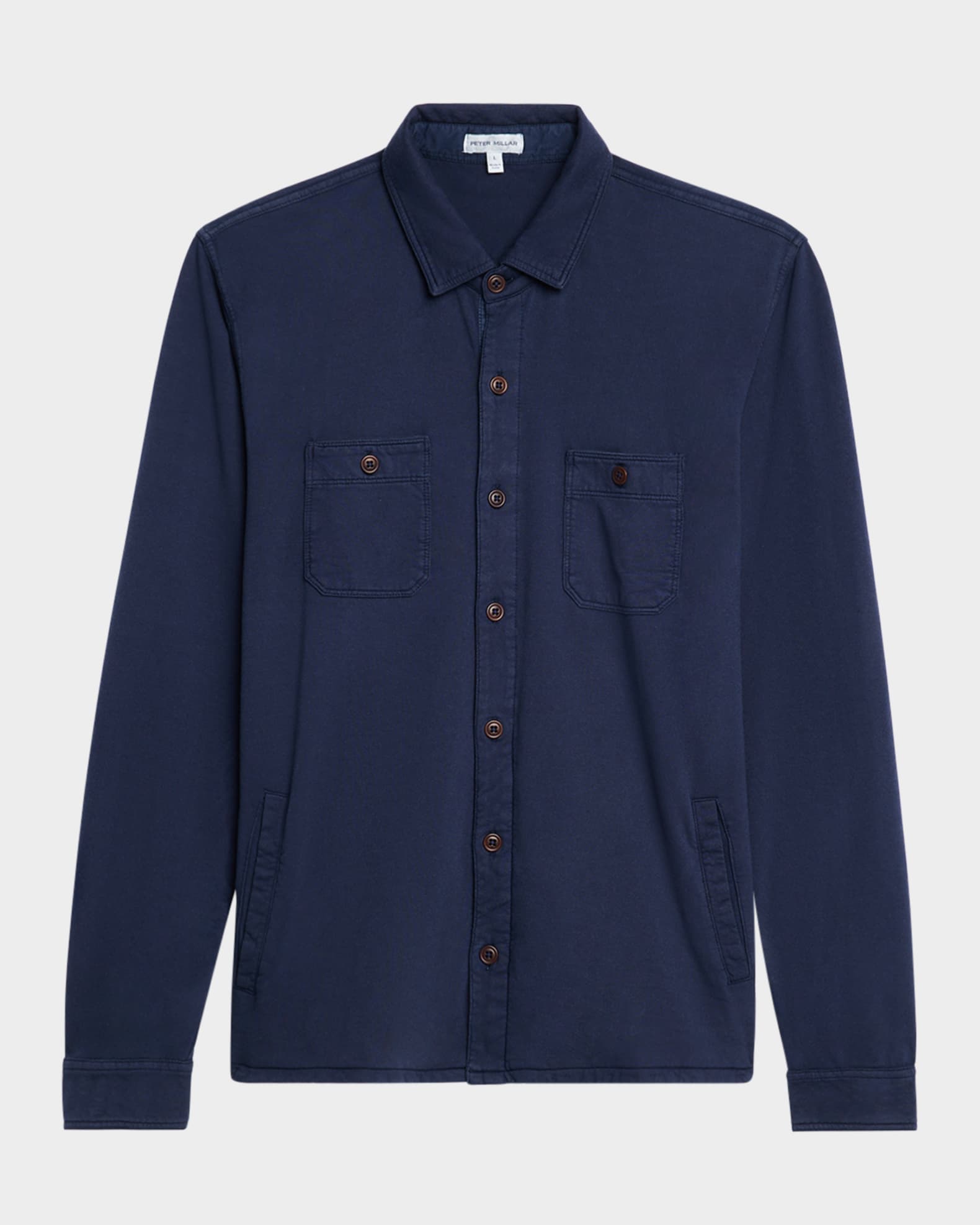 Men's Lava Wash Fleece Knit Shirt Jacket 0
