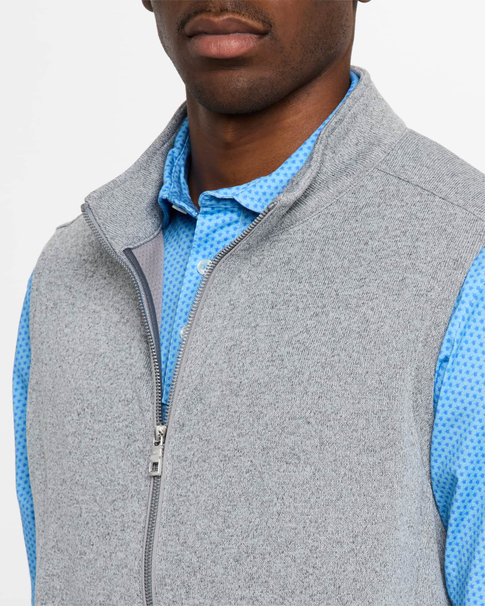 Peter Millar Men's Crown Full-Zip Sweater Vest | Neiman Marcus image.