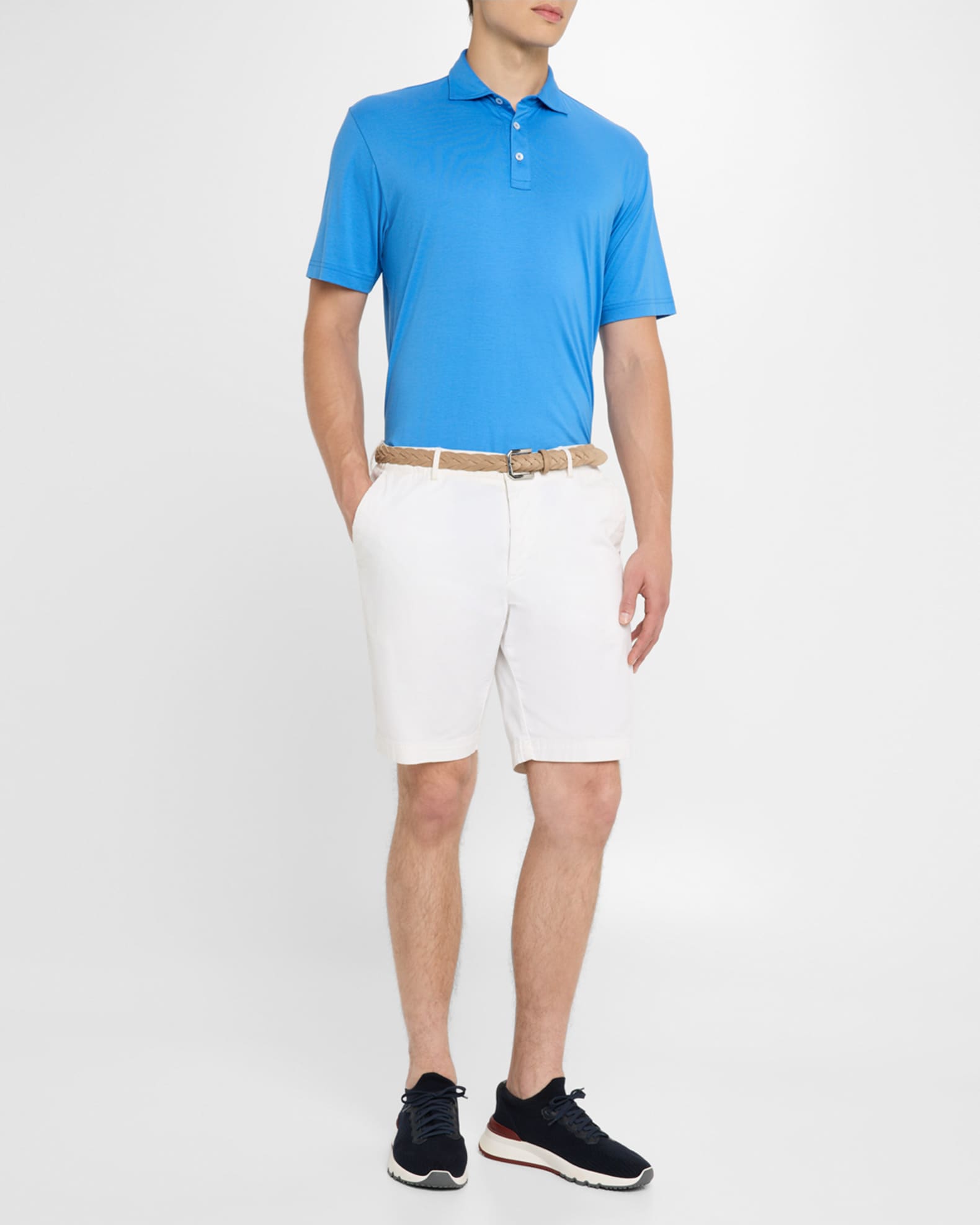 Men's Crown Comfort Pima Cotton Polo Shirt - Thumbnail 2