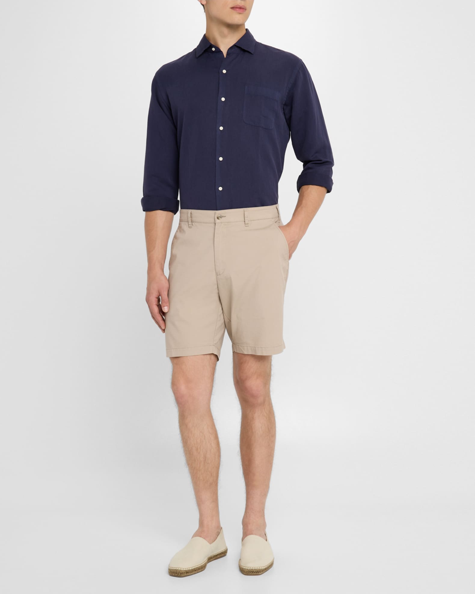 Men's Crown Comfort Flat-Front Shorts 1