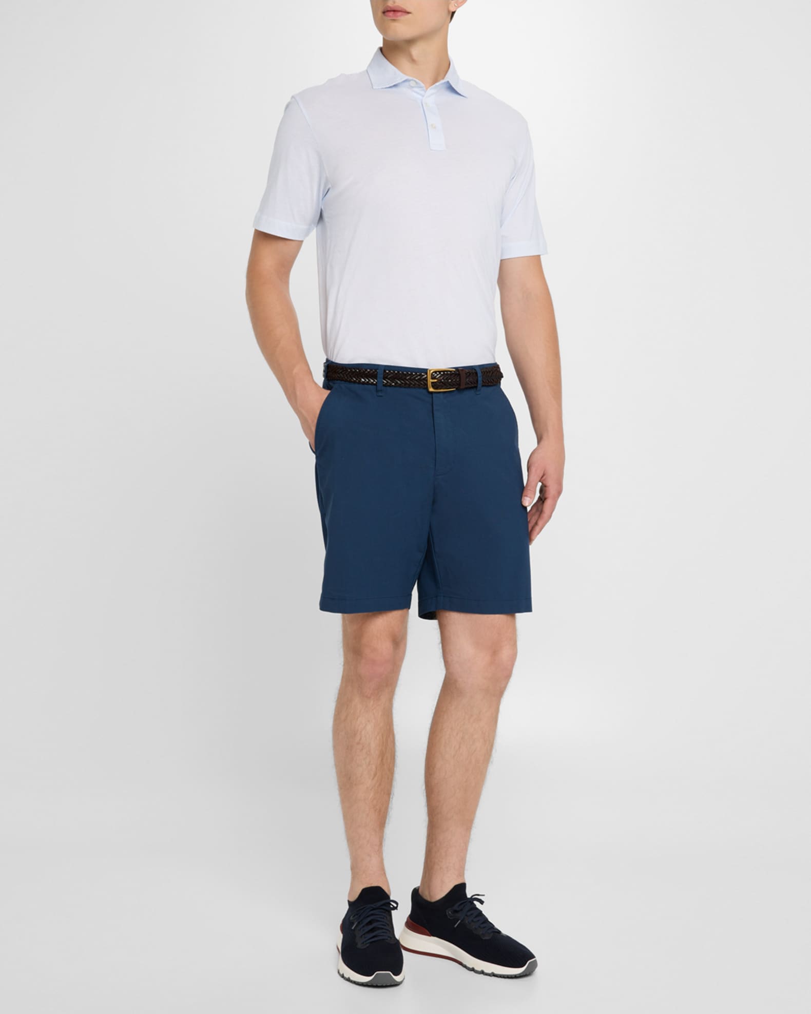 Men's Crown Comfort Polka Dot Polo Shirt - Thumbnail 2