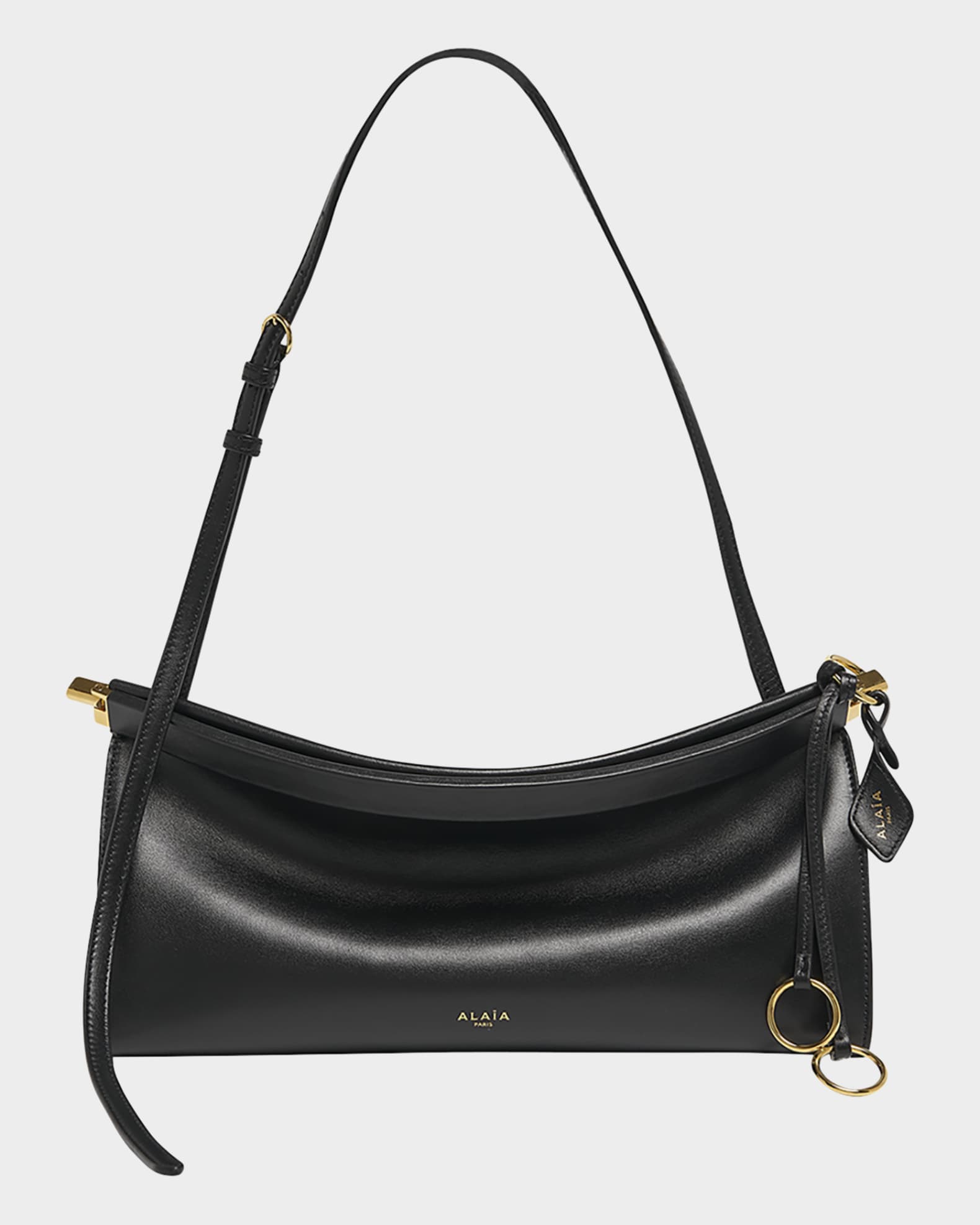 Le Click Medium Shoulder Bag in Glossy Leather 0