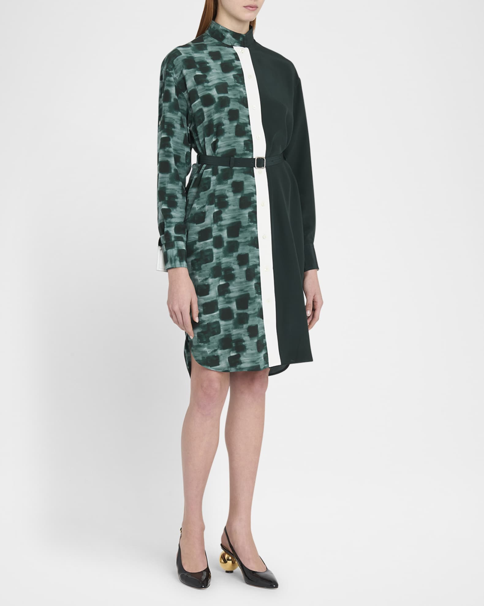manning cartell strapless dress Double Time Pleat Dress main image 1