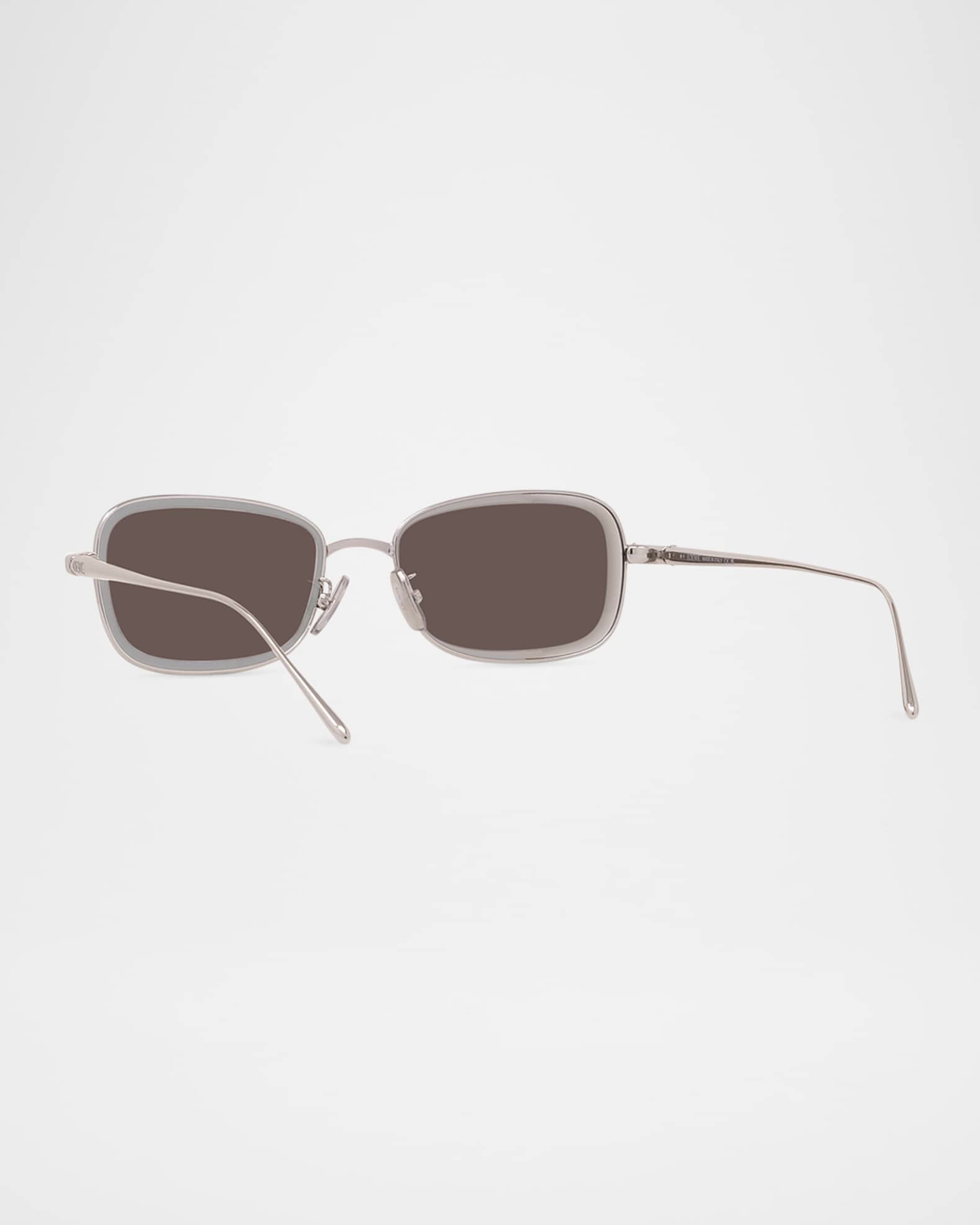 Men's LW40159UM Metal Rectangle Sunglasses 1