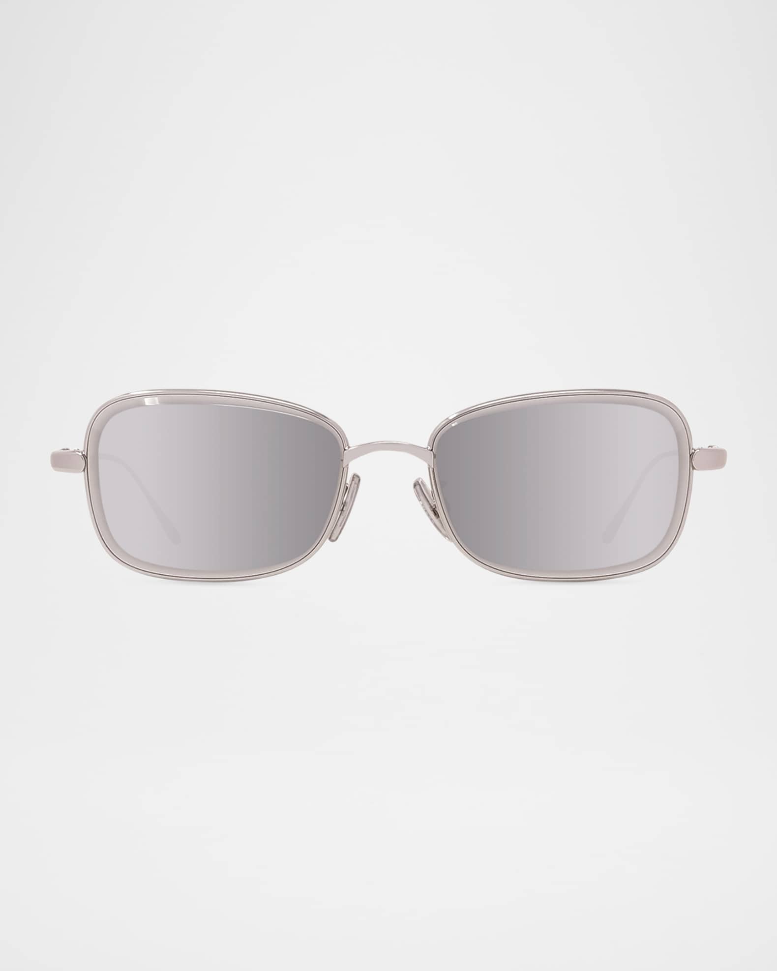 Men's LW40159UM Metal Rectangle Sunglasses 0