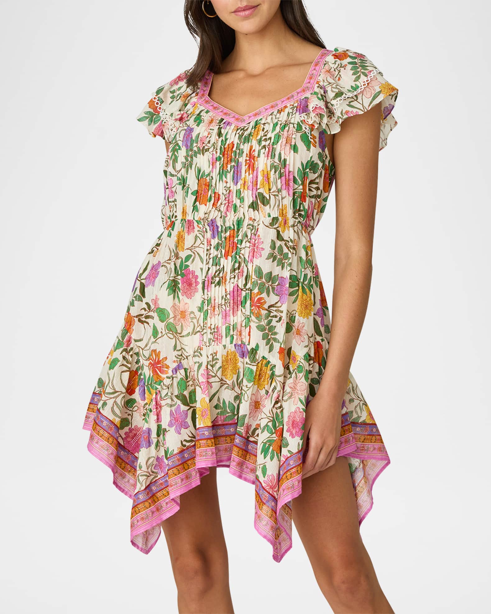 Callie Pleated Mini Dress 1