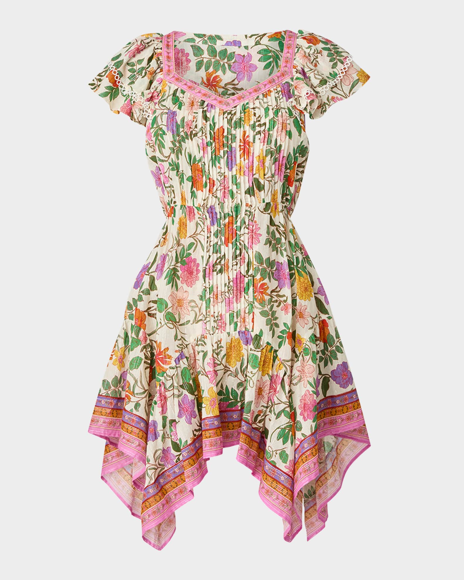 Callie Pleated Mini Dress 0