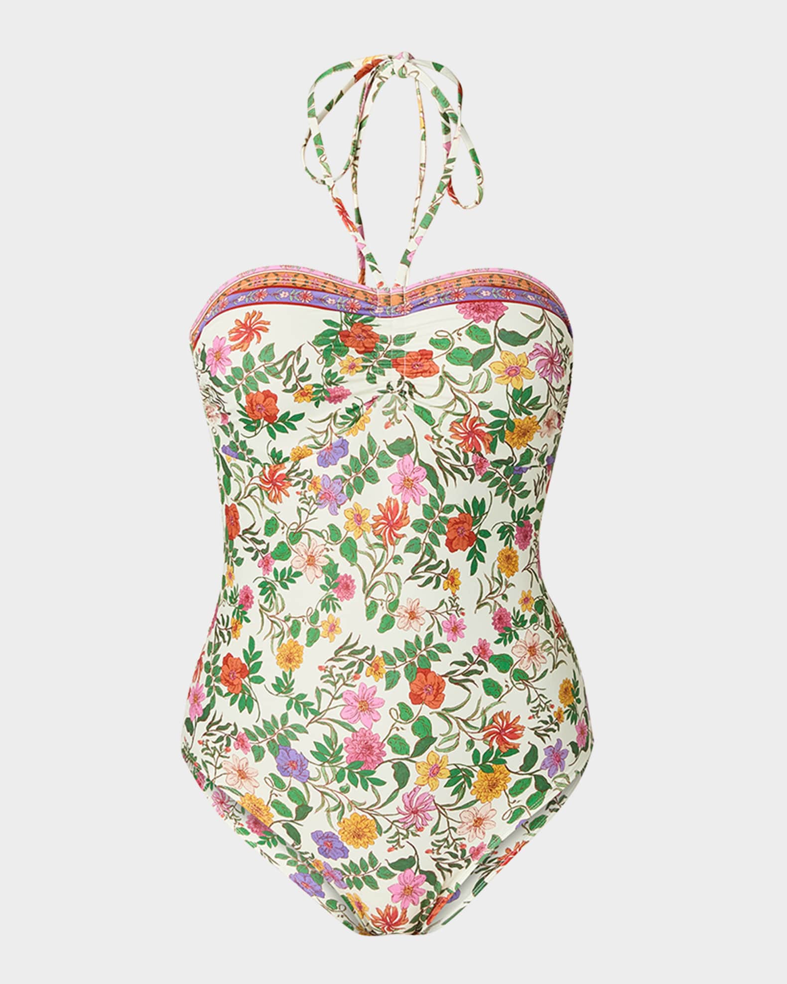 Cinched One-Piece Swimsuit  0