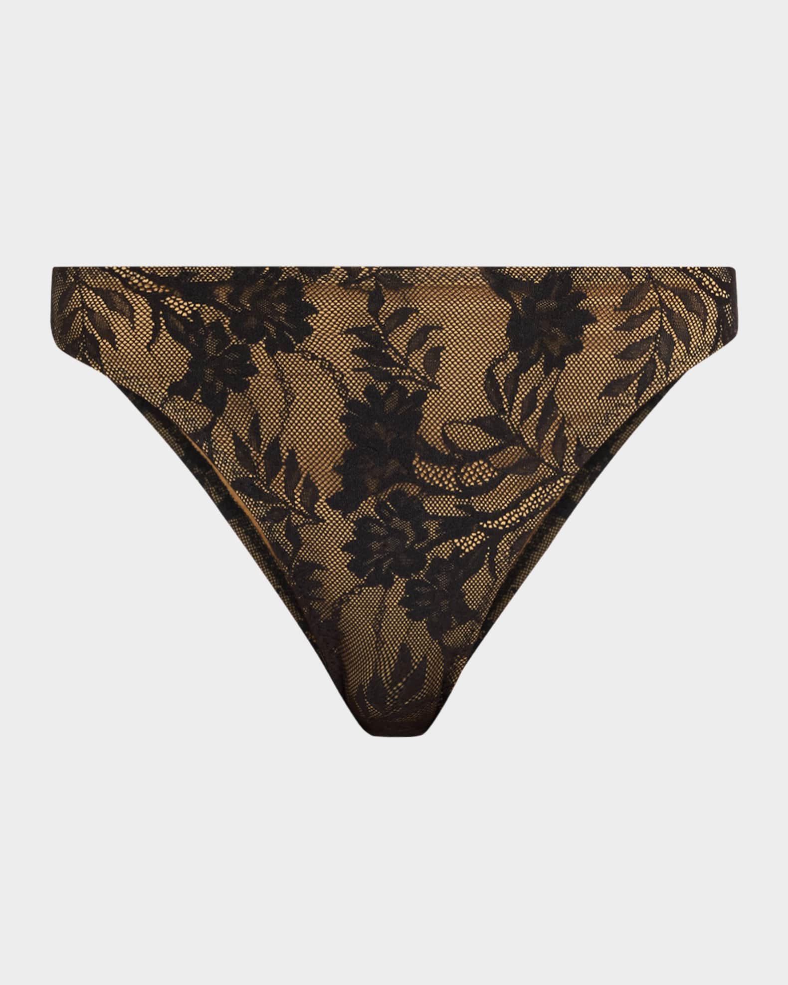 Luca Floral Lace Bikini Bottoms 0