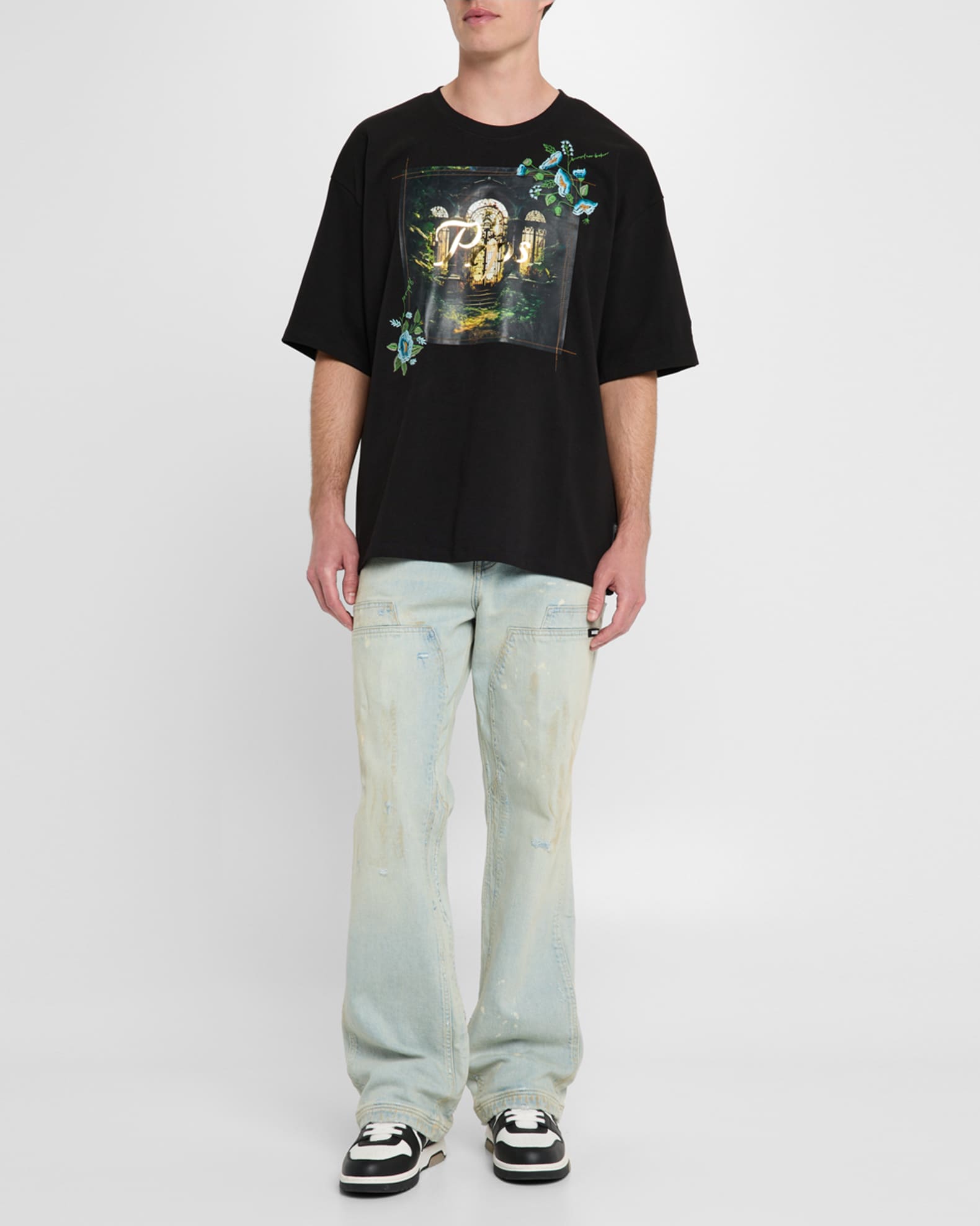 Men's Kozu Boxy-Fit Graphic T-Shirt - Thumbnail 2