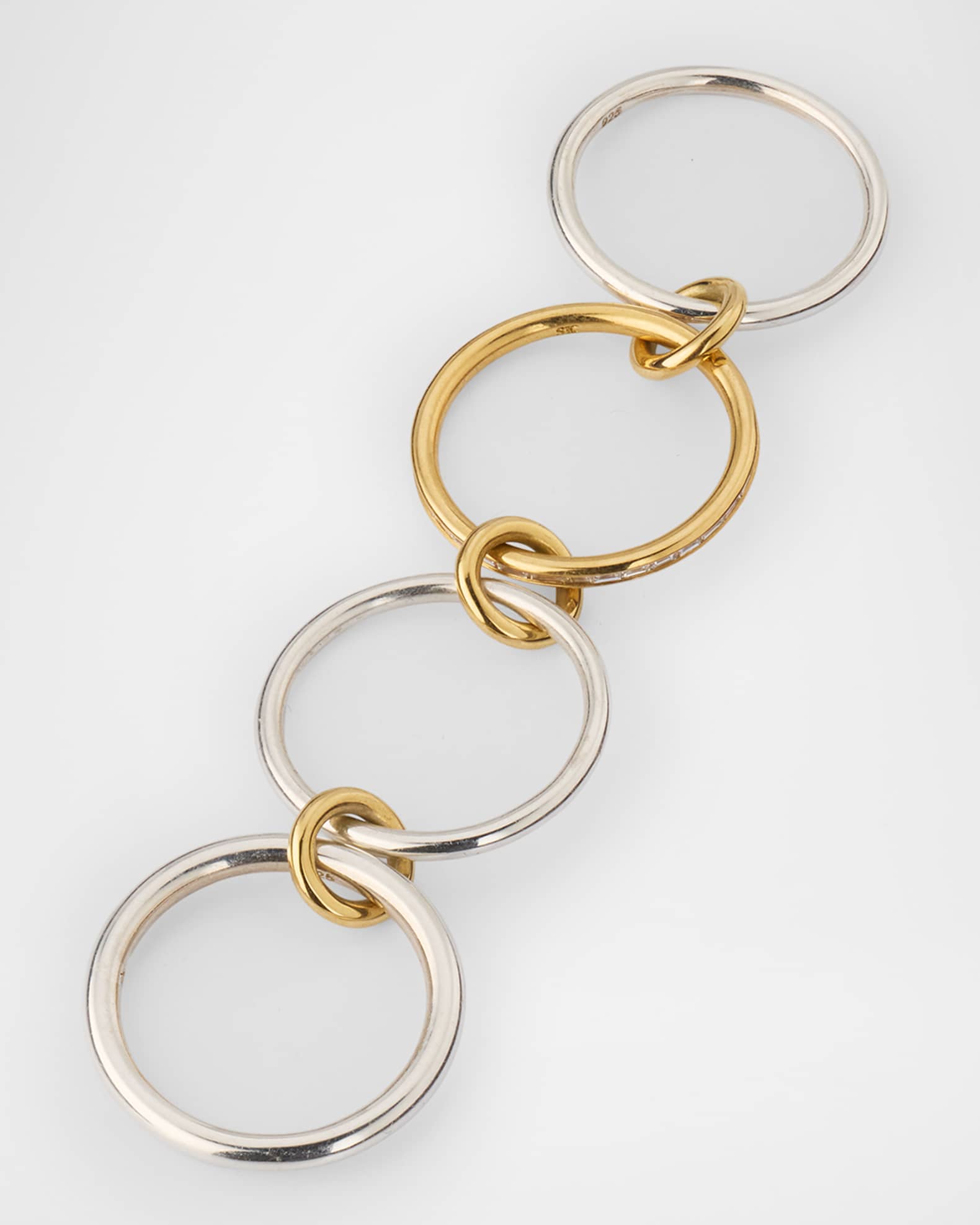 Spinelli Kilcollin Kira SG Ring with Diamonds in 18K Gold and