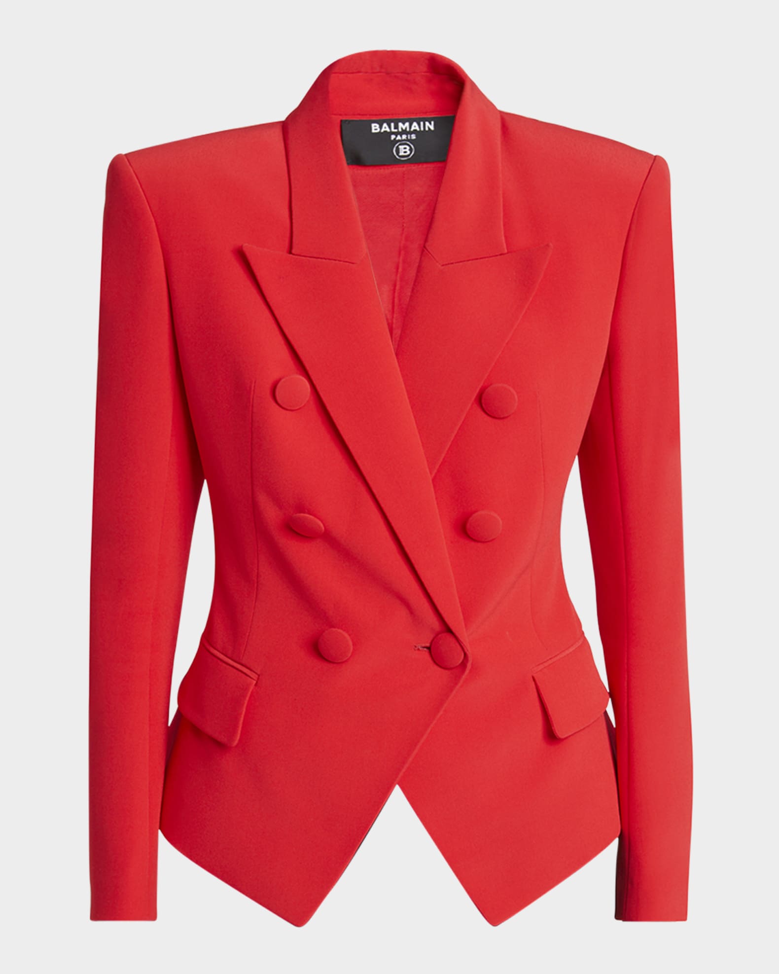 Fitted Double-Breasted Blazer 0