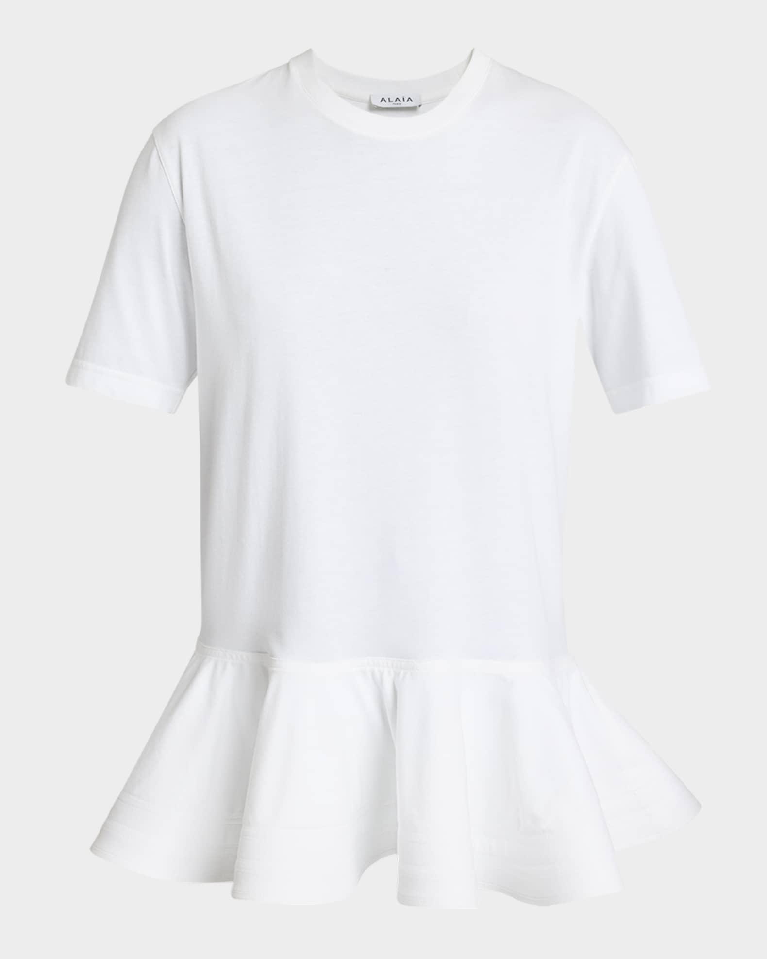Short-Sleeve Peplum T-Shirt 0