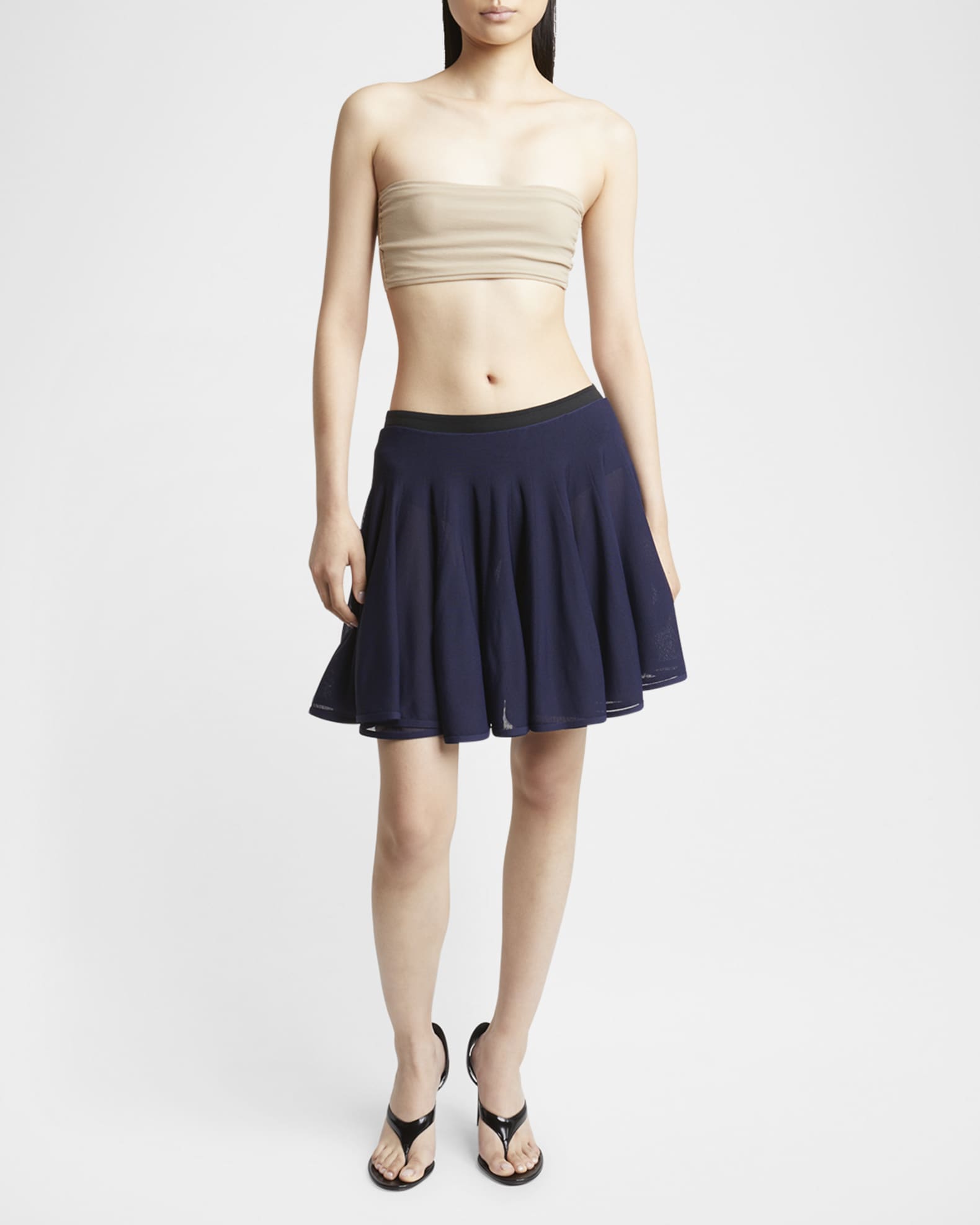 Flared Mini Skirt 1