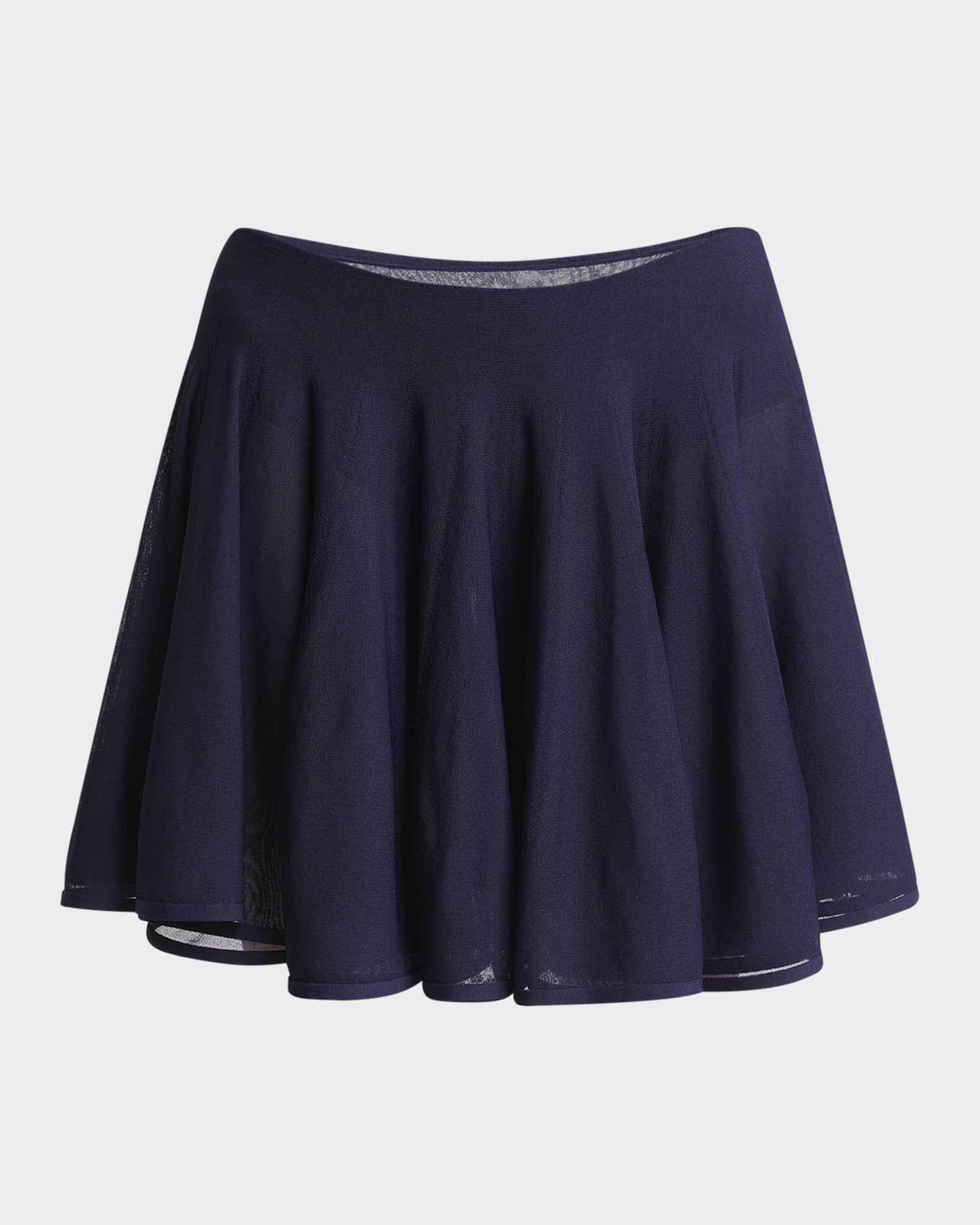 Flared Mini Skirt 0