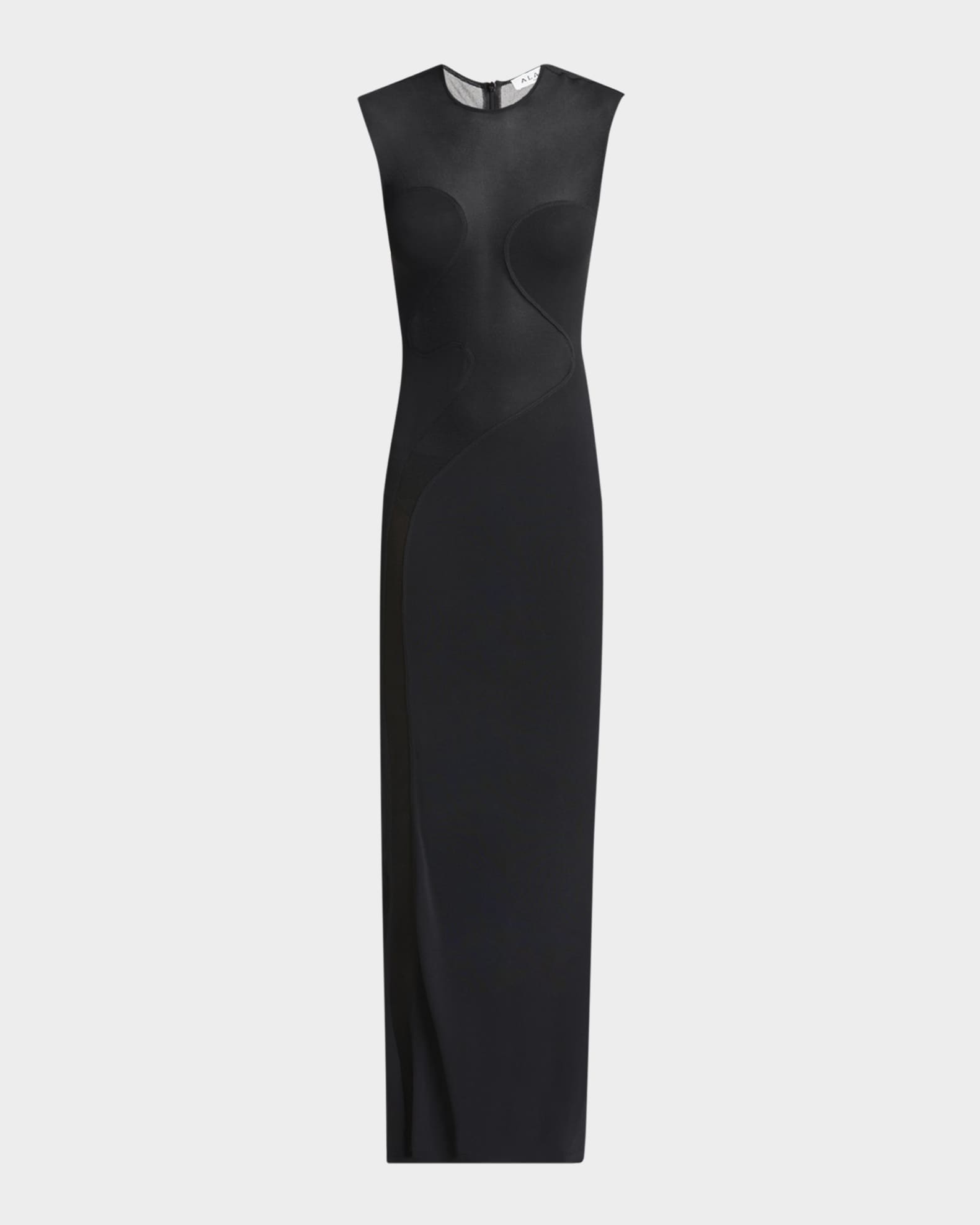 Mesh Molded Cutout Gown 0