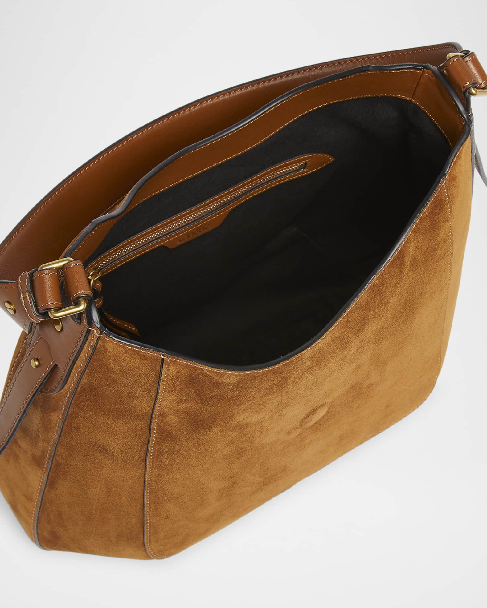 Isabel Marant Altay Woven Suede Hobo Bag | Neiman Marcus