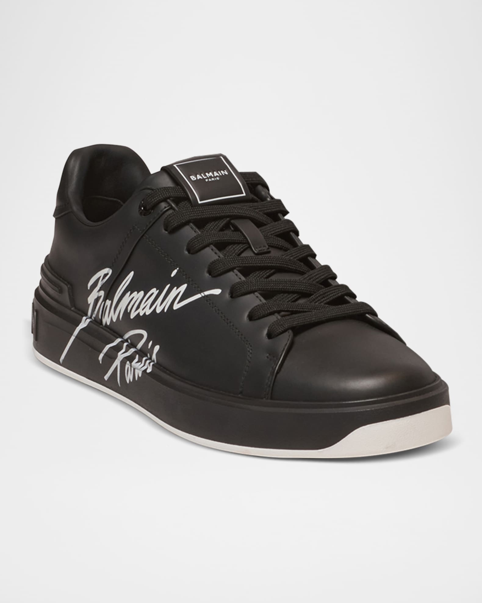 Men's B-Court Calfskin Low-Top Sneakers 1