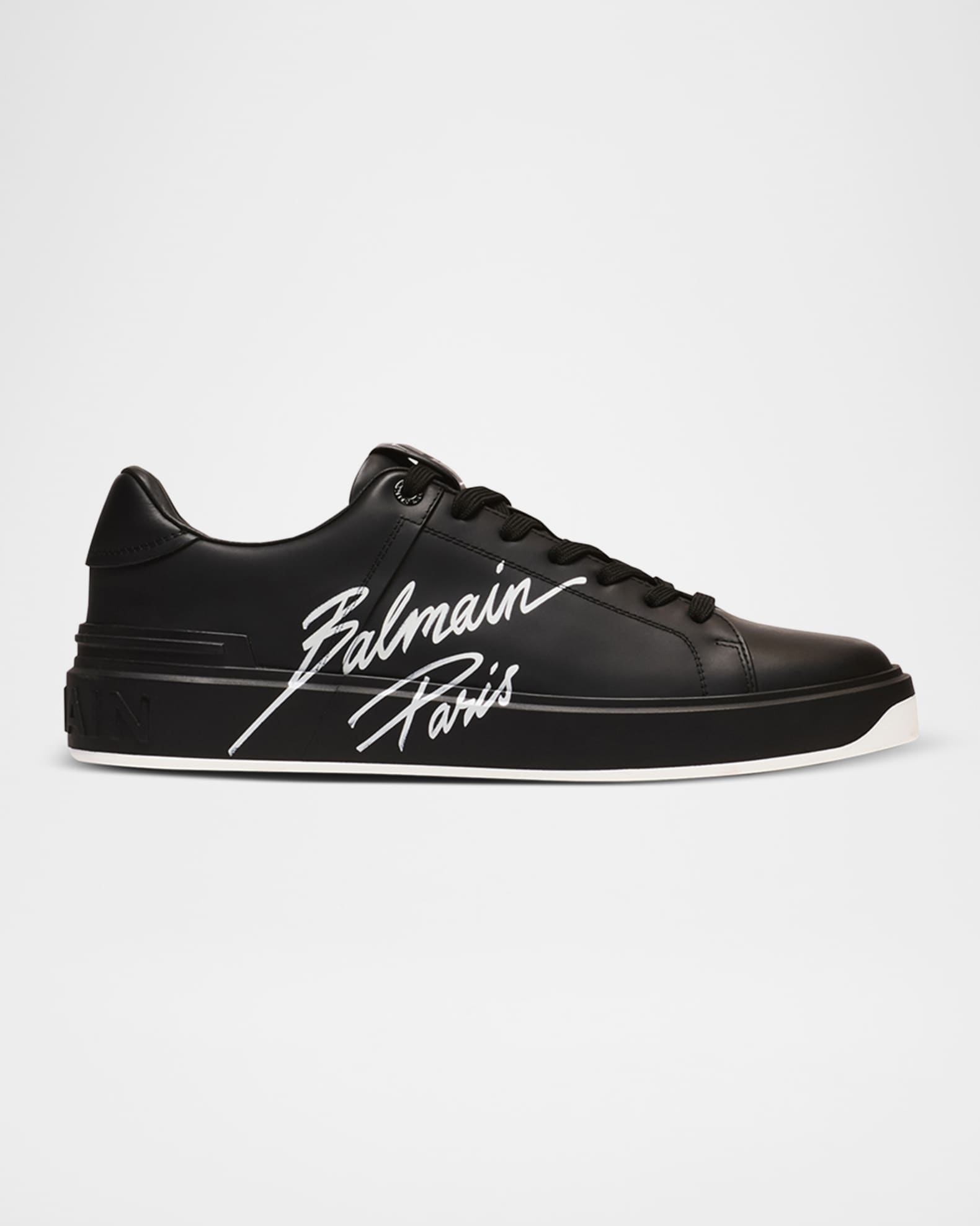 Men's B-Court Calfskin Low-Top Sneakers 0