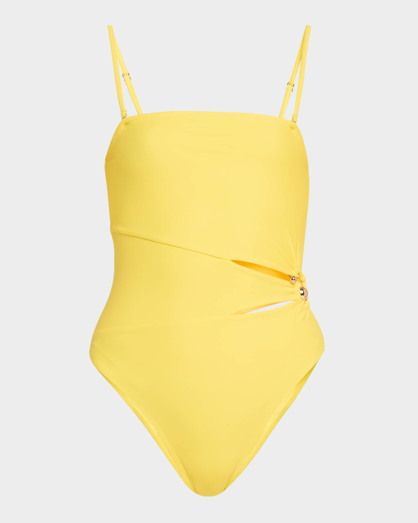 Ramy Brook Ravi Cutout One-Piece Swimsuit | Neiman Marcus