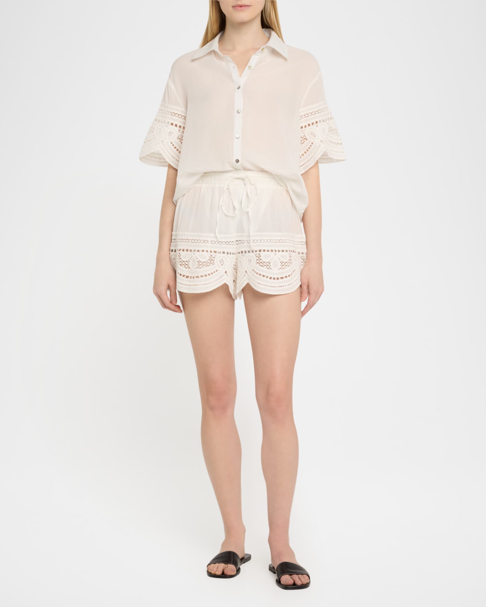 Amirah Embroidered Shorts - Thumbnail 2