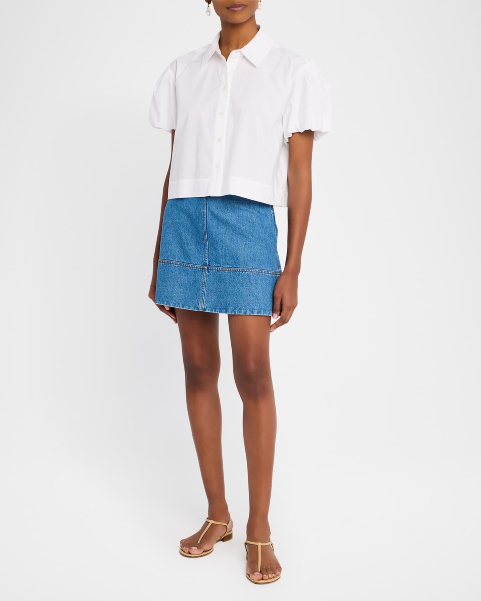 Elza Puff-Sleeve Top 1
