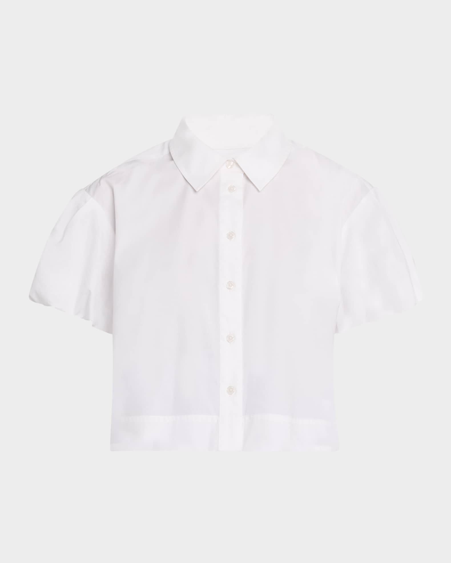 Elza Puff-Sleeve Top 0
