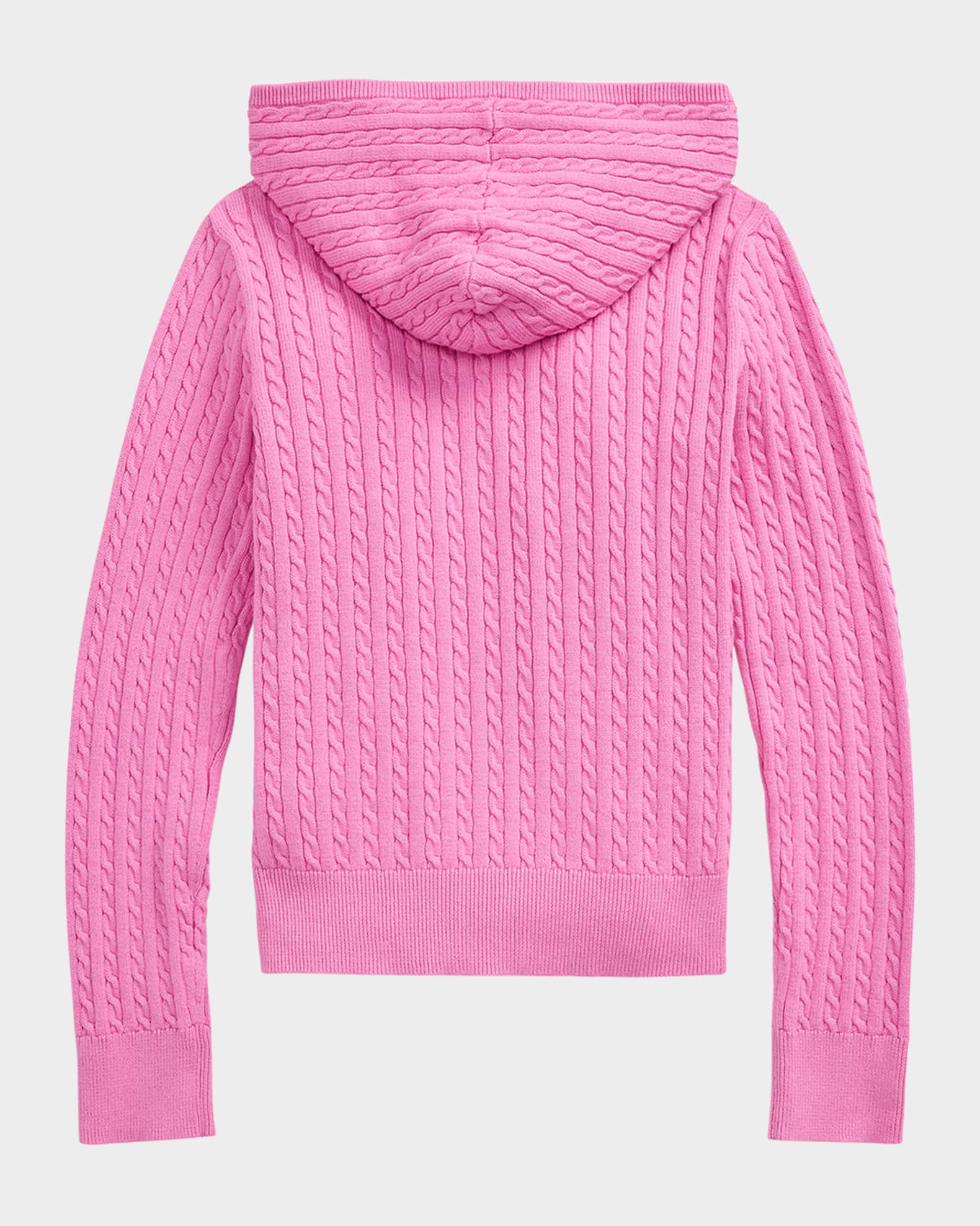Girl's Mini Cable Knit Sweater 1