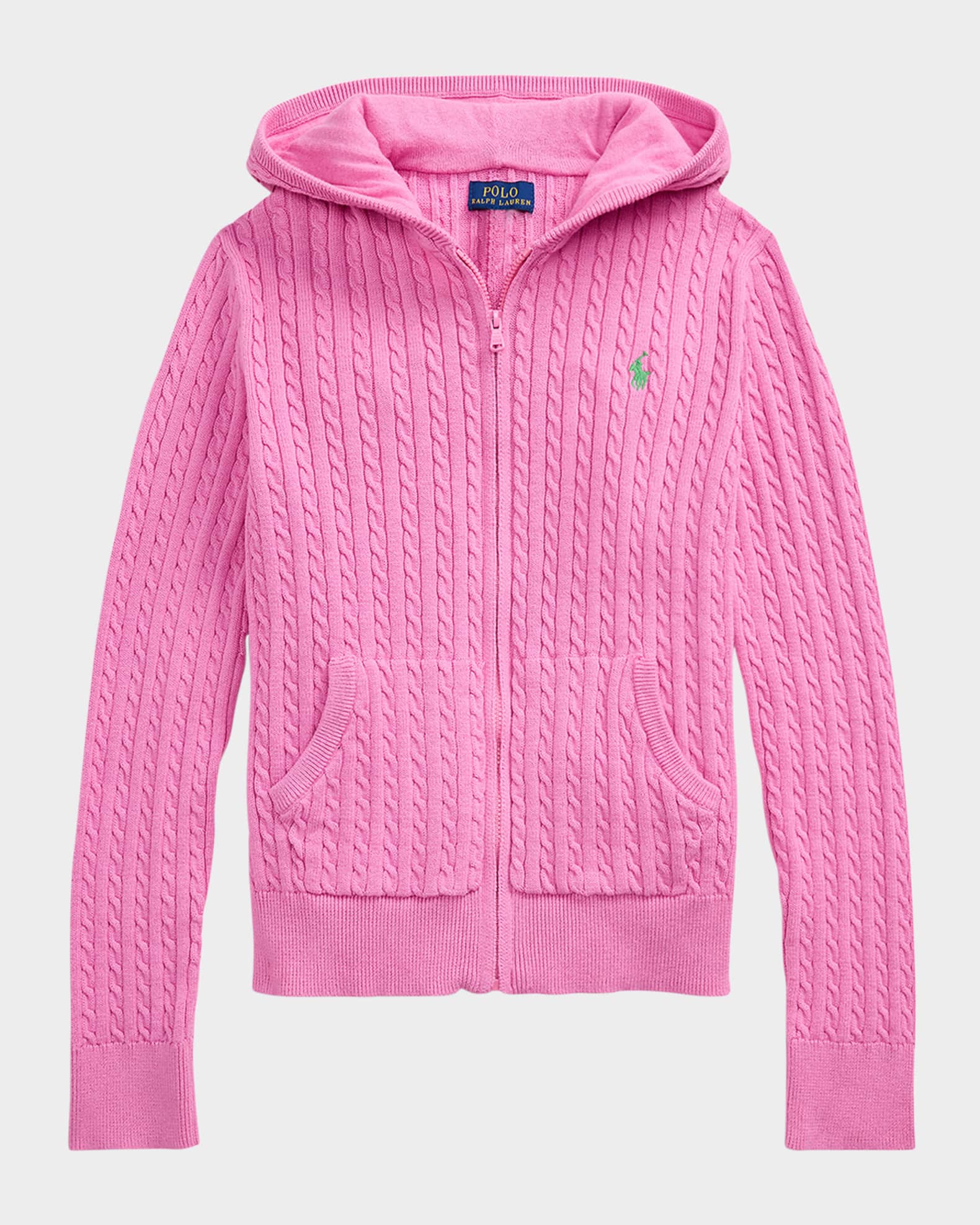 Girl's Mini Cable Knit Sweater 0