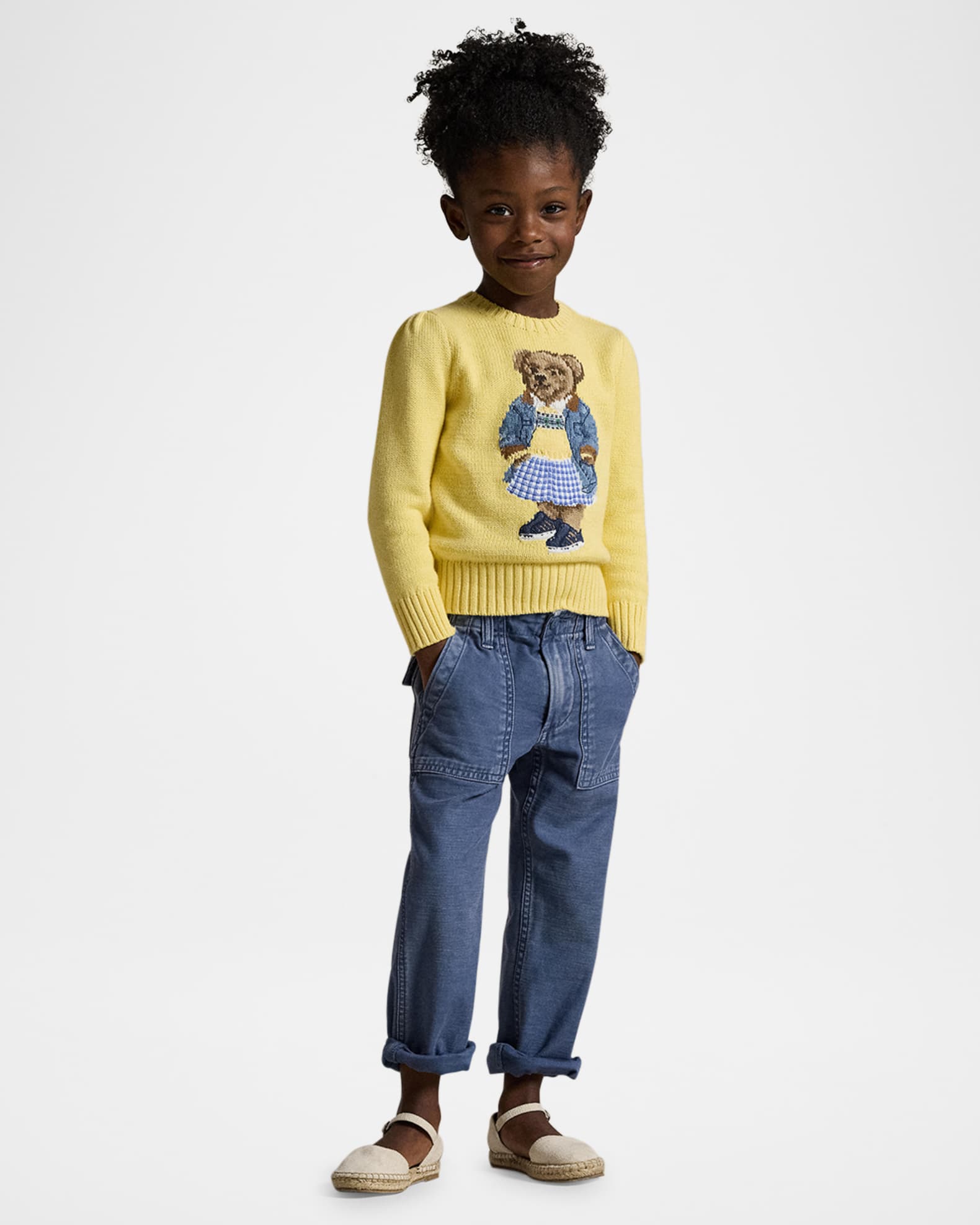 Girl's Straight Leg Cargo Pants 1