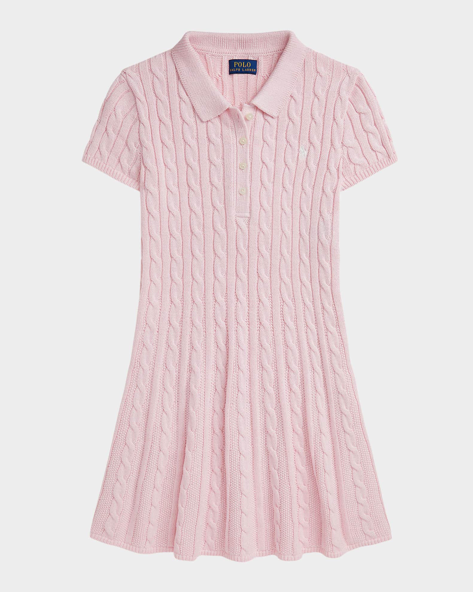Girl's Cable Knit Dress 0