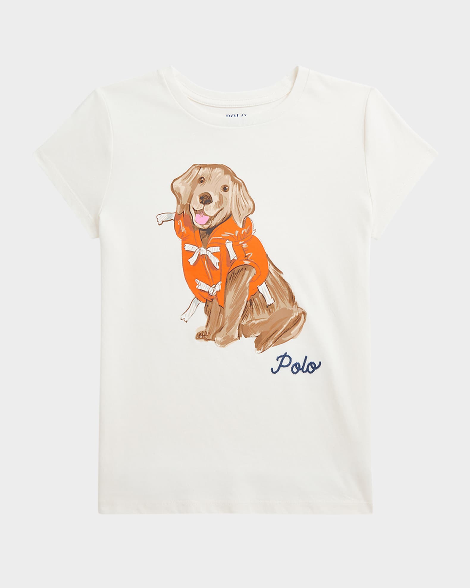 Girl's Dog Graphic T-Shirt 0