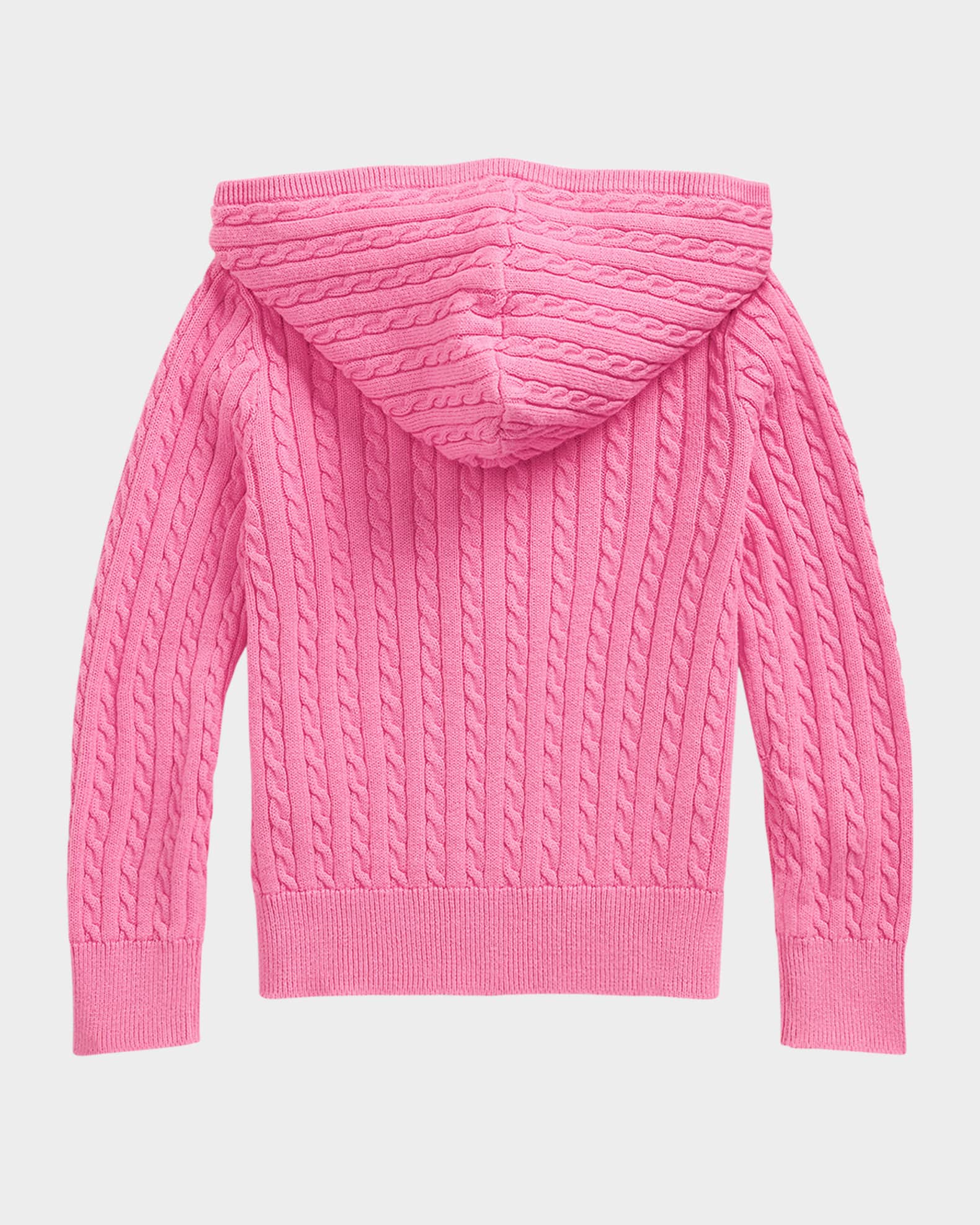 Girl's Mini Cable Knit Sweater 1