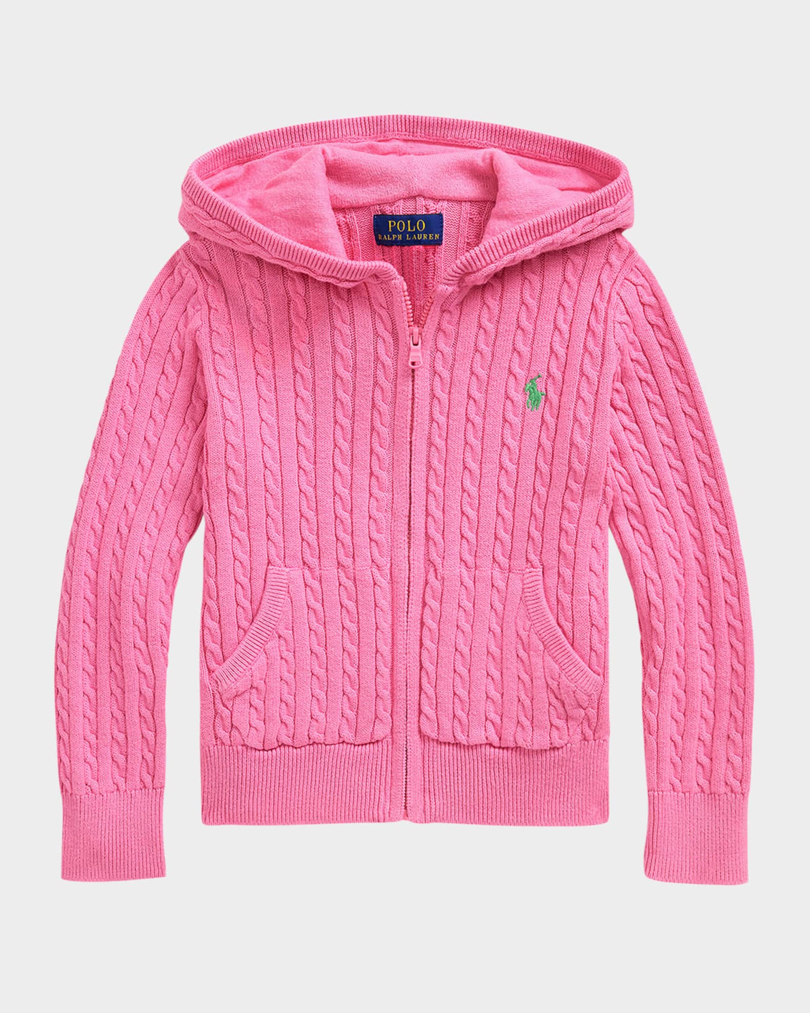 Girl's Mini Cable Knit Sweater 0