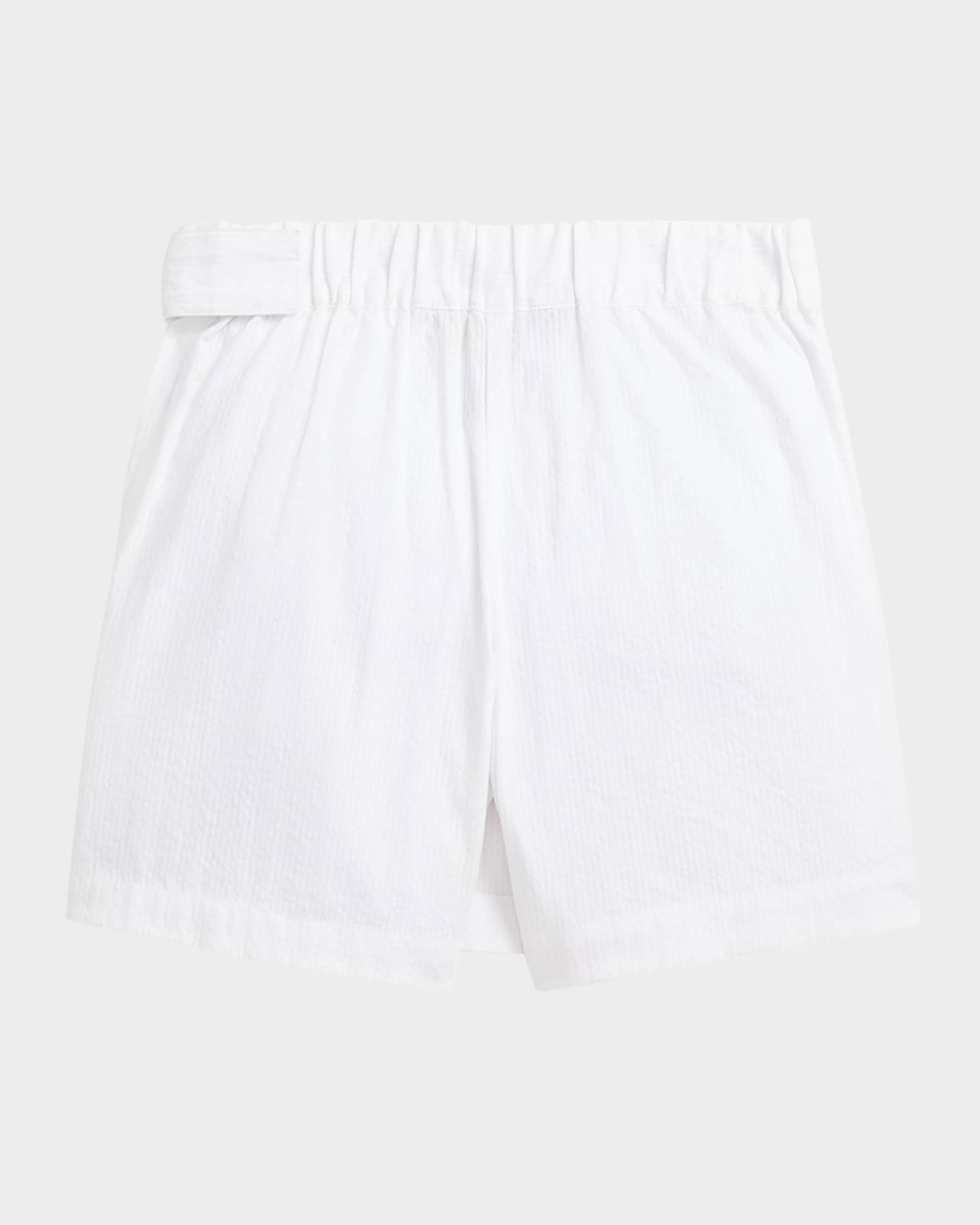 Girl's Pleated Seersucker Skort, Size 2-6X 1