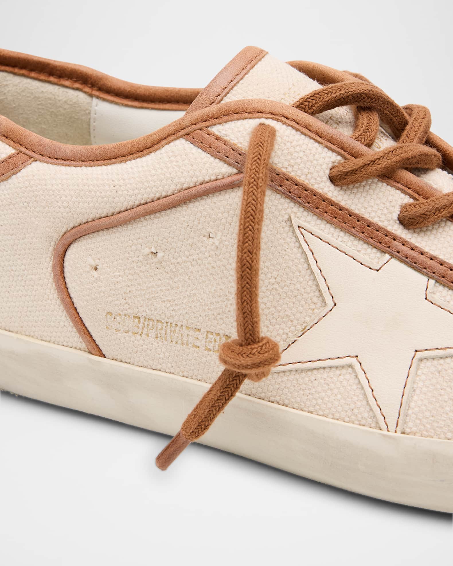 Golden Goose Super-Star Canvas Low-Top Sneakers | Neiman Marcus