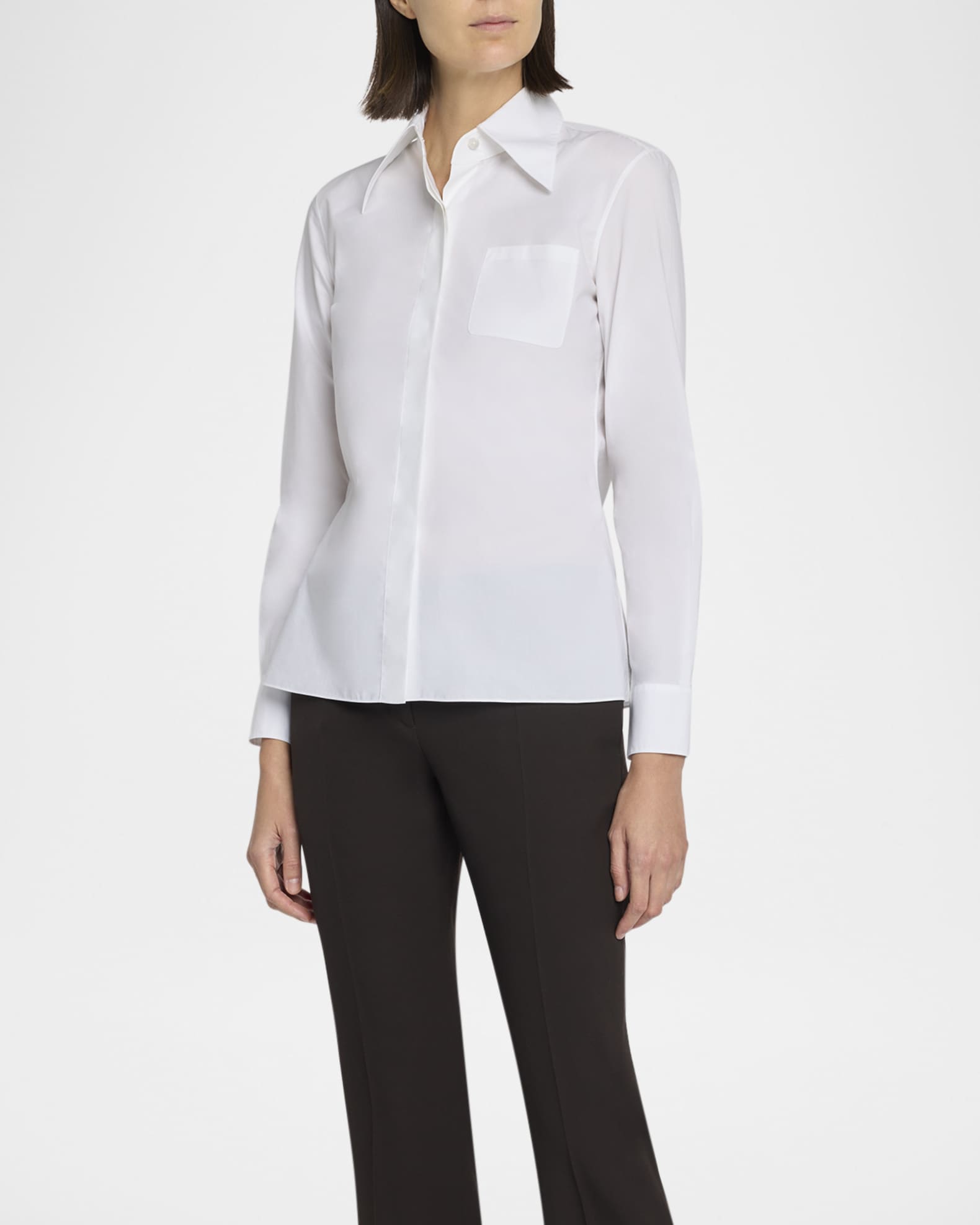 THE ROW Maltika Button-Down Shirt | Neiman Marcus