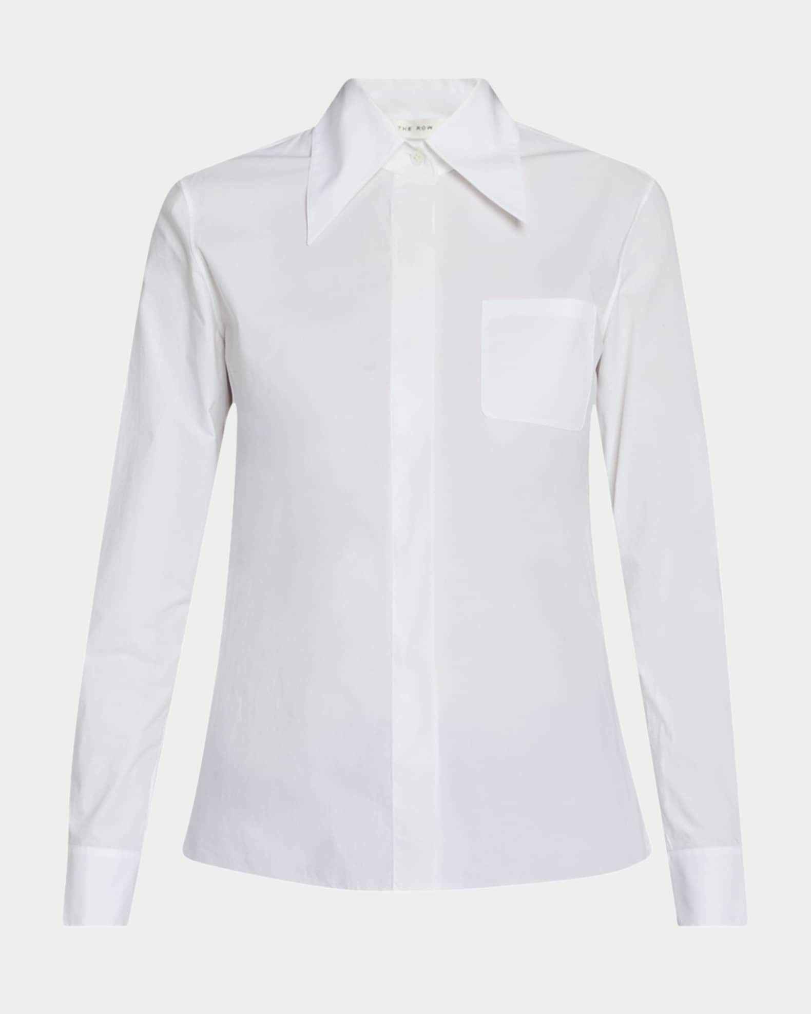 THE ROW Maltika Button-Down Shirt | Neiman Marcus