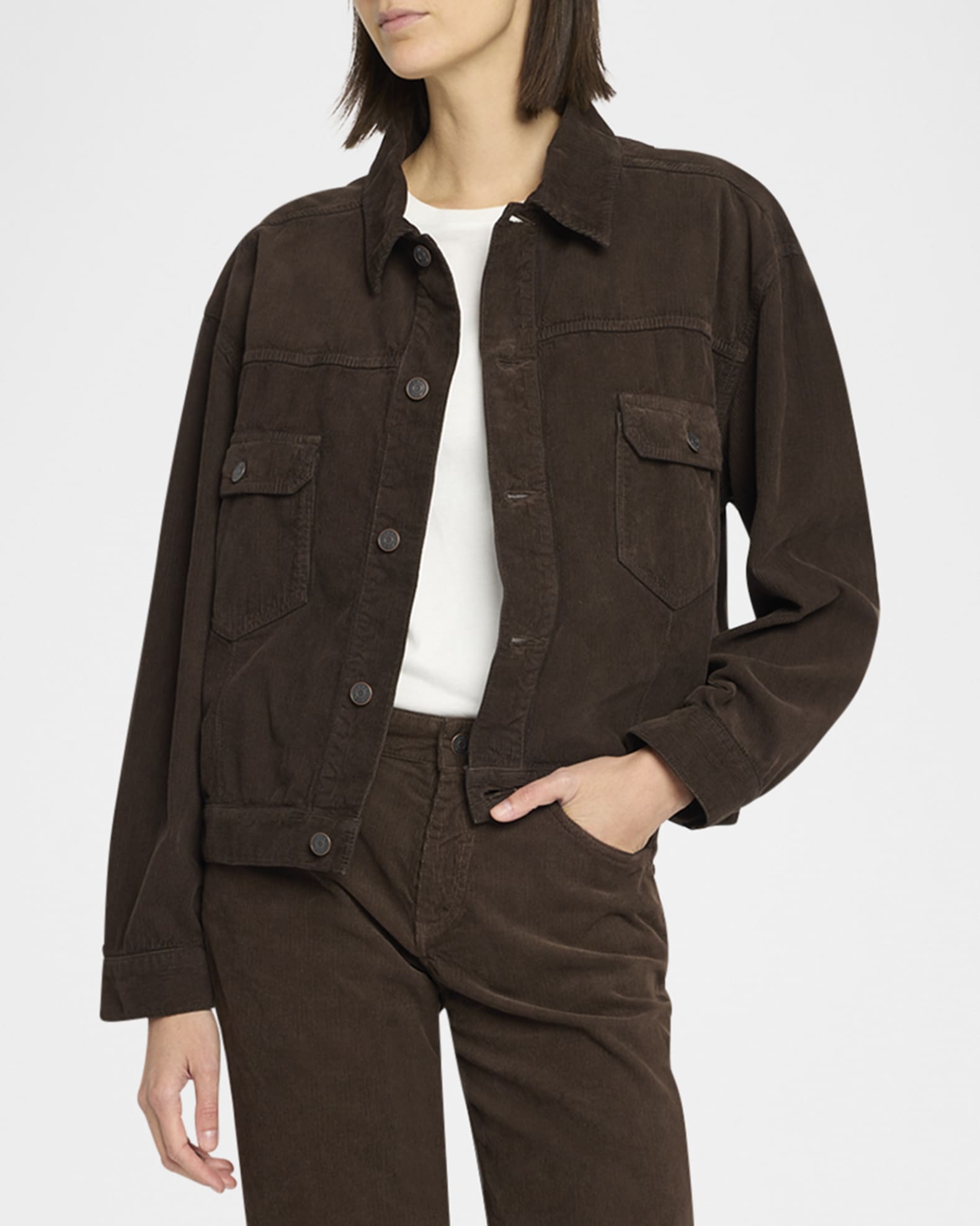 堅実な究極の THE Marcus Neiman | Jacket Corduroy Ness ROW ジャケット・アウター