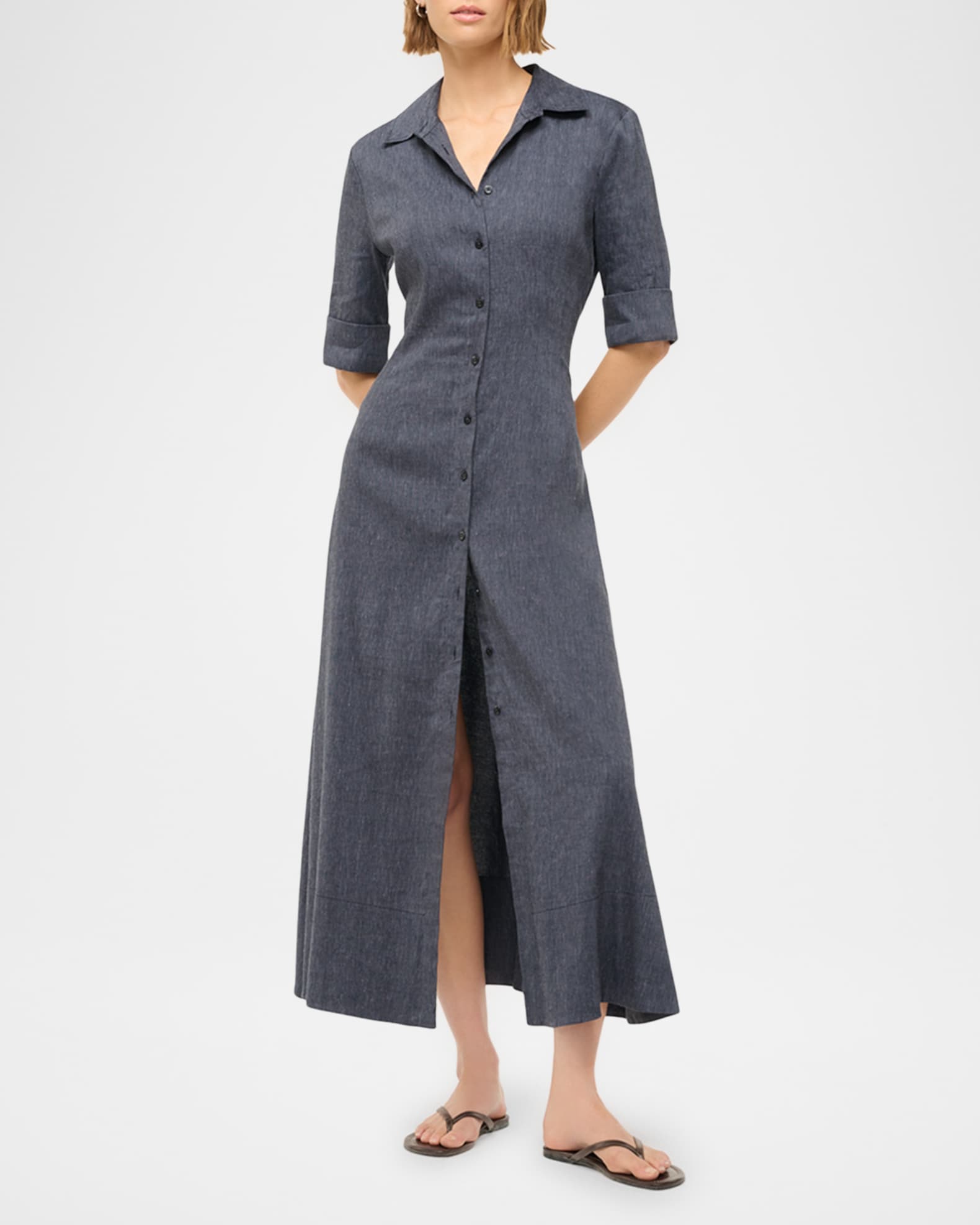 Joan Linen Shirtdress 1
