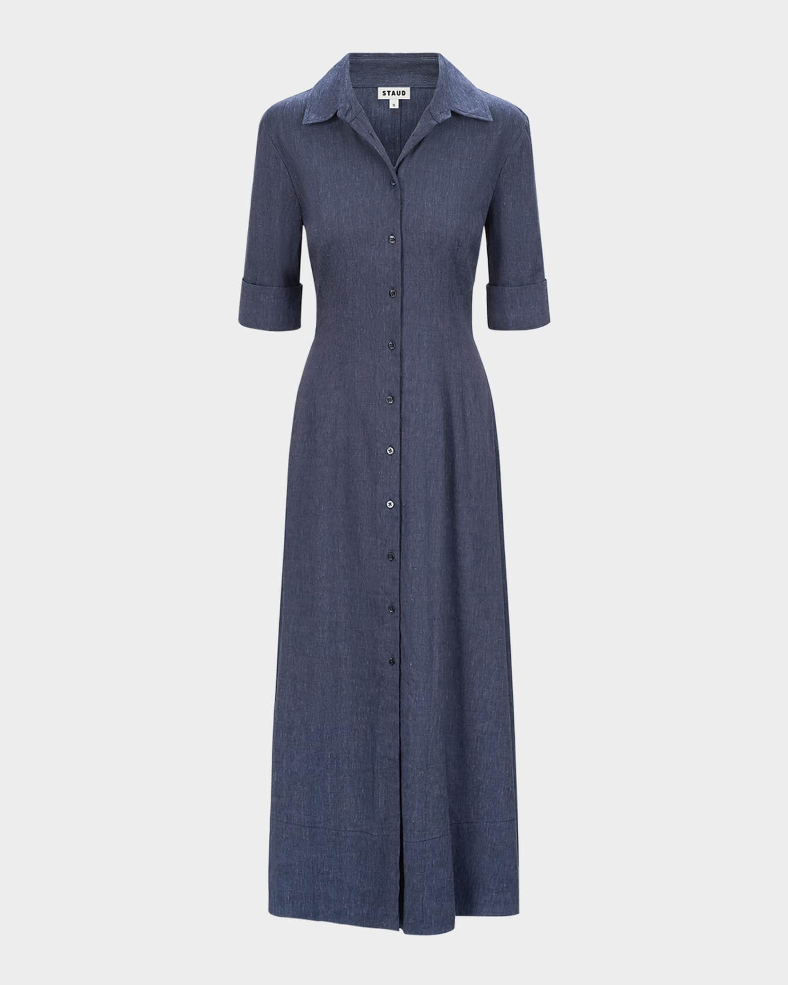 Joan Linen Shirtdress 0