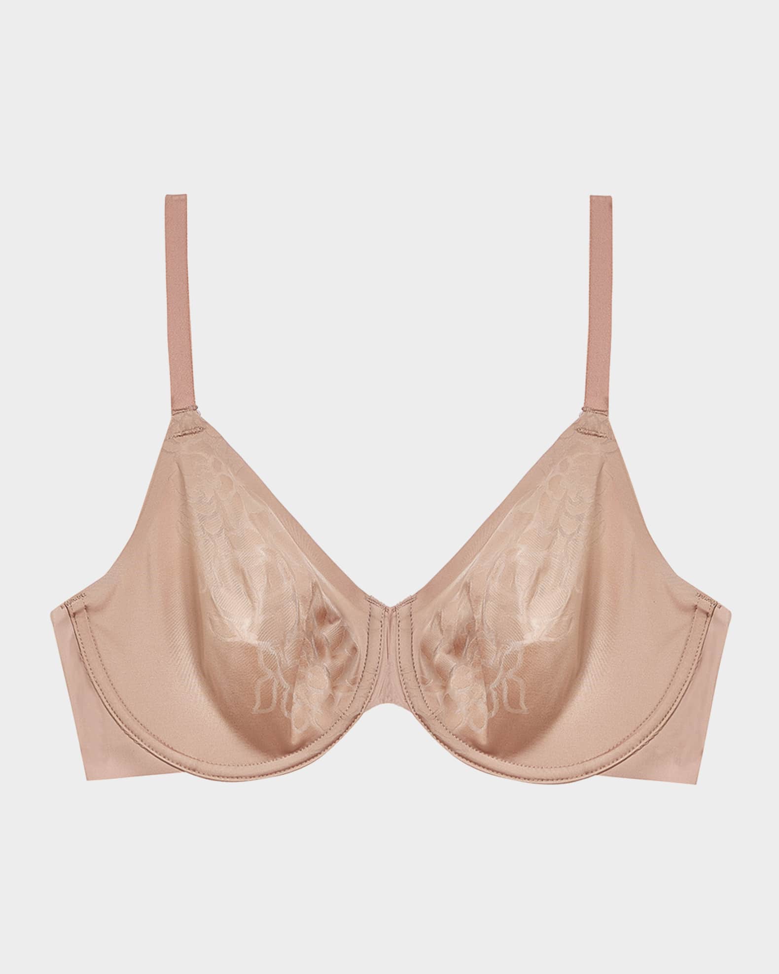 Confidence Boost Floral Burnout Full-Cup Bra 0