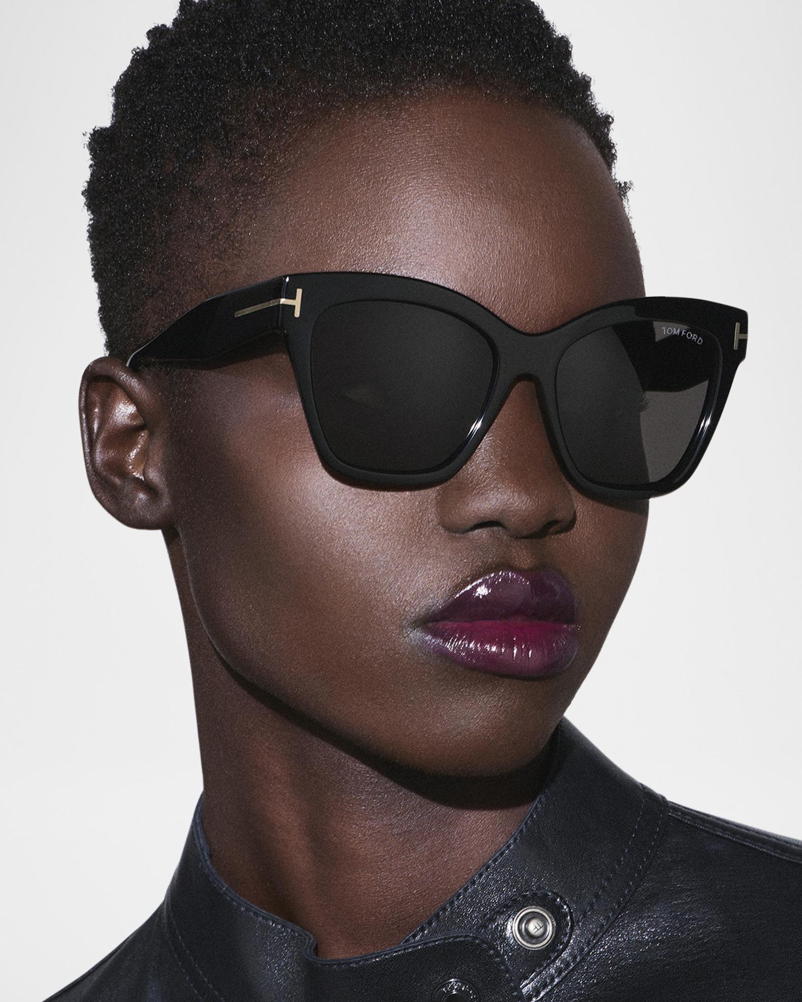 Tom Ford Eyewear cat eye sunglasses TOM FORD Evangeline Metal Cat-Eye Sunglasses | Neiman Marcus main image 3