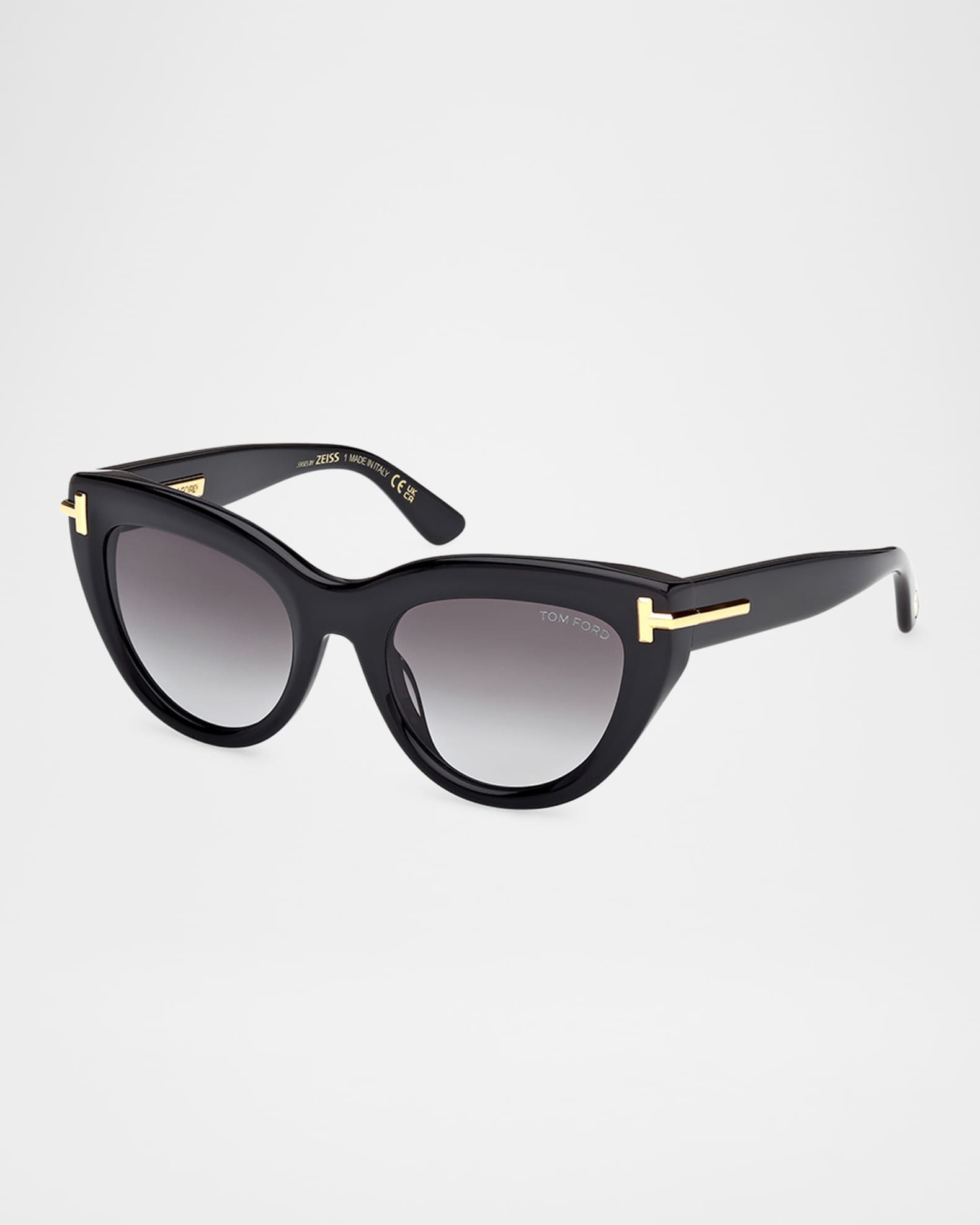 TOM FORD◆Trendy Cat Eye Grey crystal Sunglasses Tom Ford Lucia FT1087 - ALEXANDER DAAS
