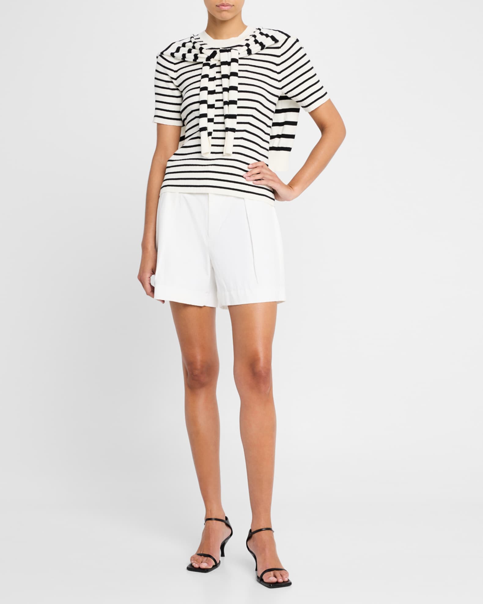 Twain Short-Sleeve Pre-Styled Sweater 1