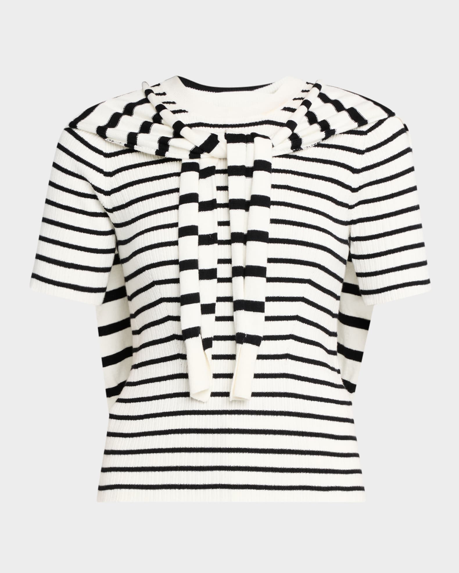 Twain Short-Sleeve Pre-Styled Sweater 0