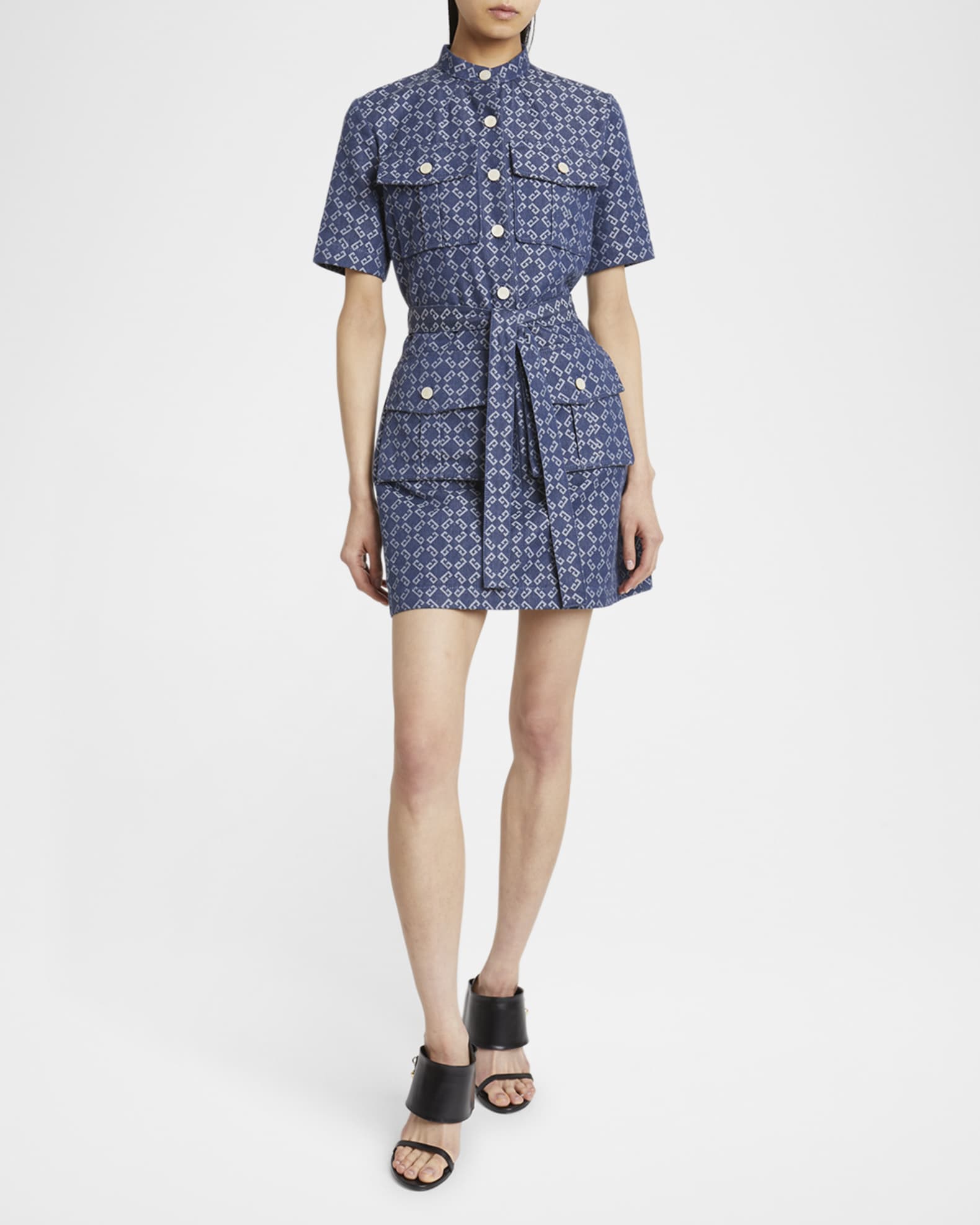 【送料&関税込】Givenchy Dress With Monogram GIVENCHY Jacquard gown | NET-A-PORTER