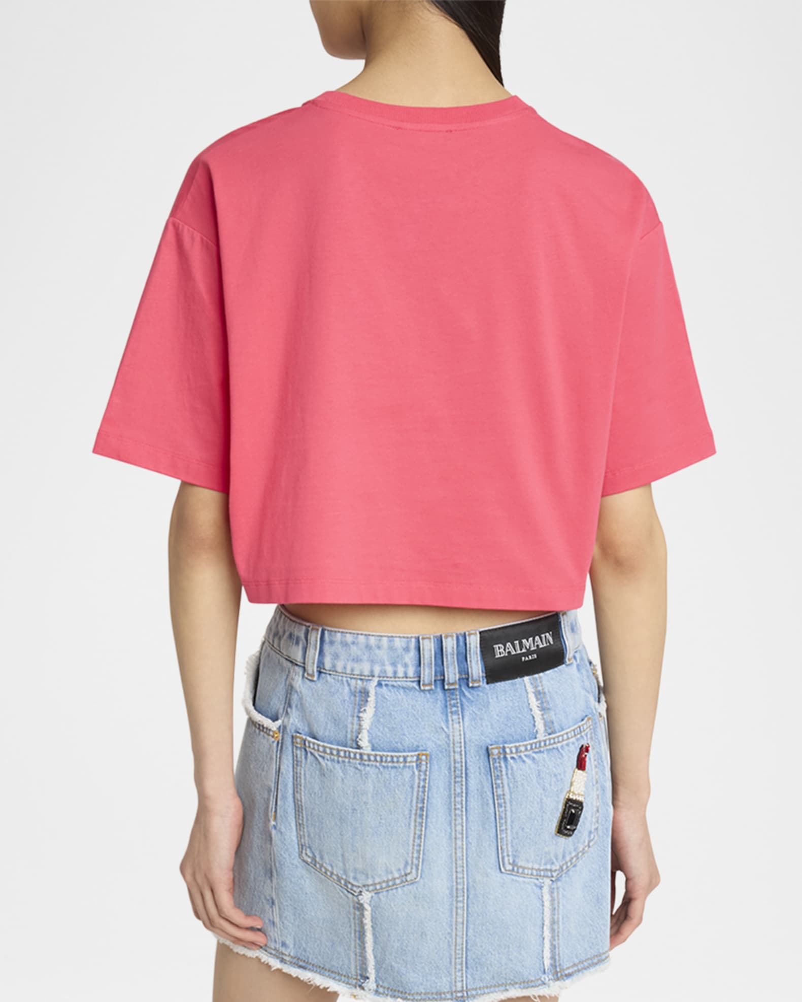 Logo Baseball Crop T-Shirt 1