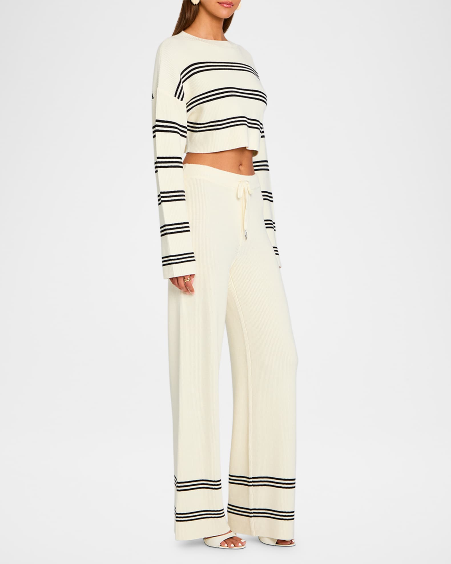 Poe Striped Knit Pants 1