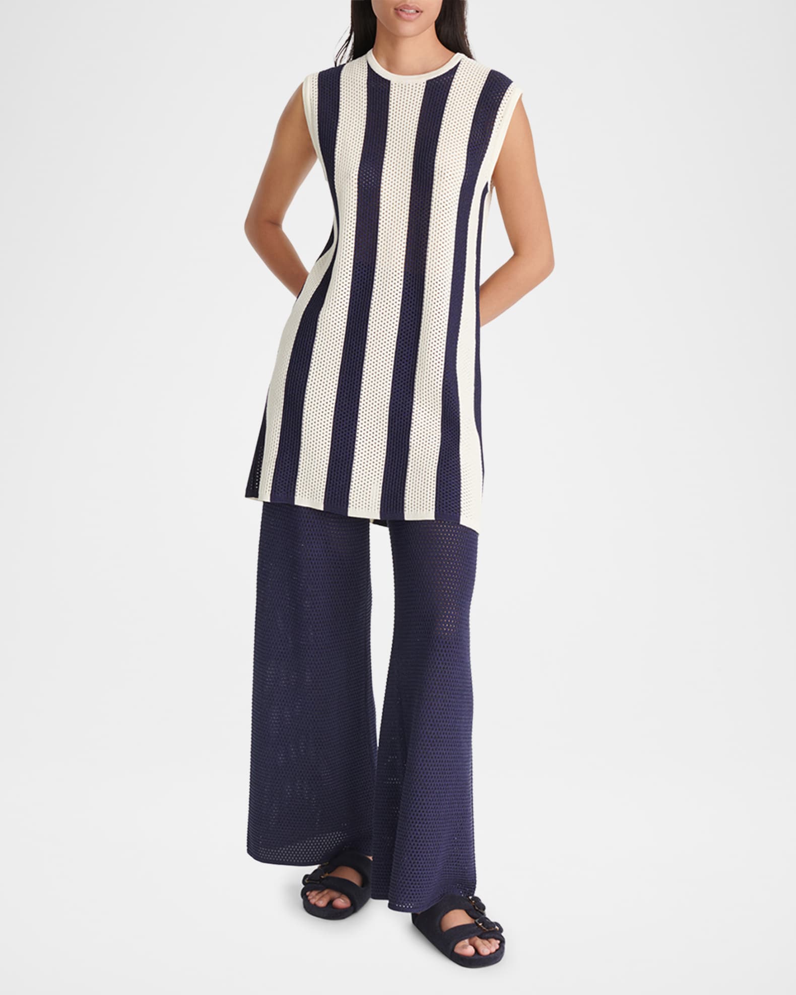 Goland Knit Wide-Leg Trousers 1